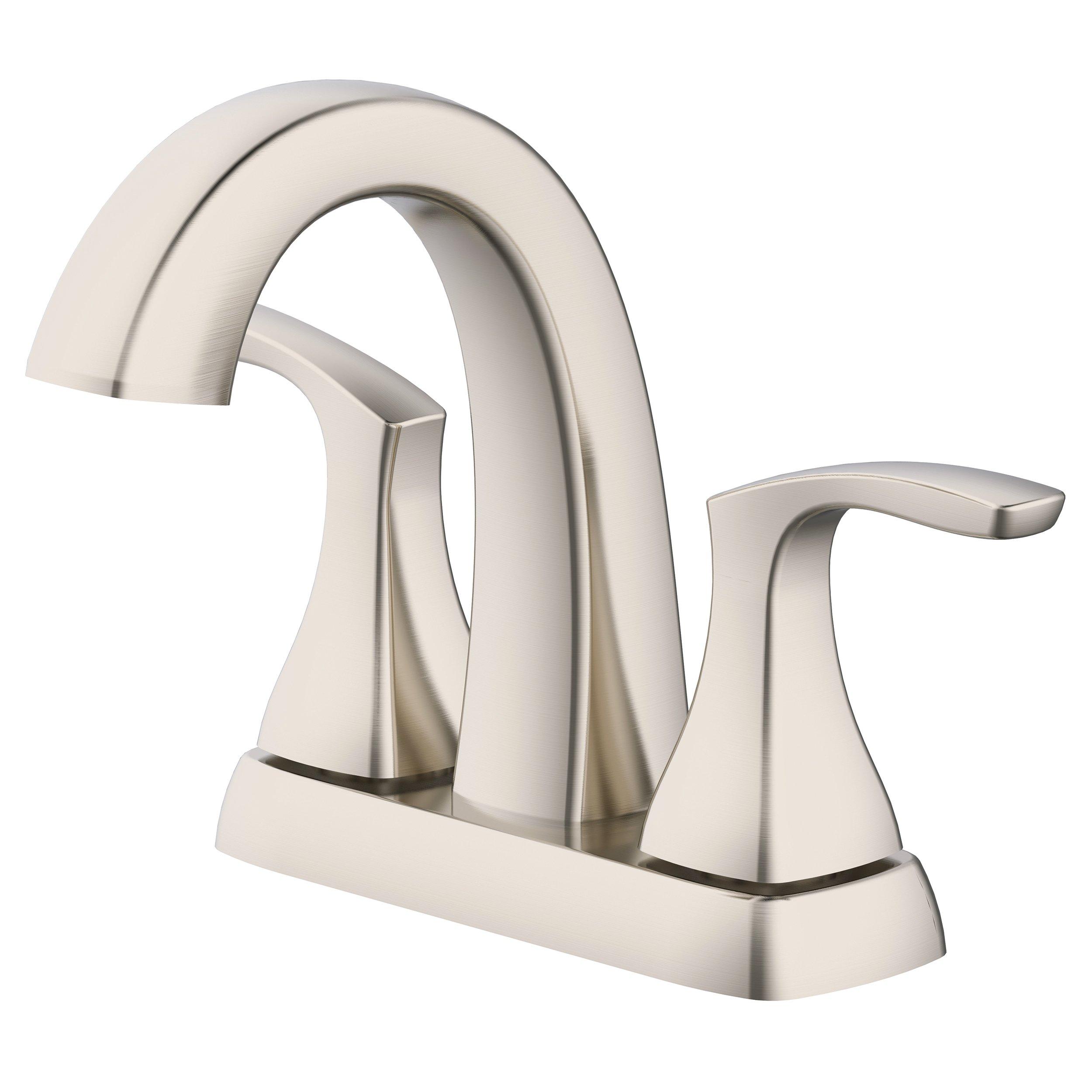 Jadyn 4 in. Centerset Brushed Nickel Bath Faucet