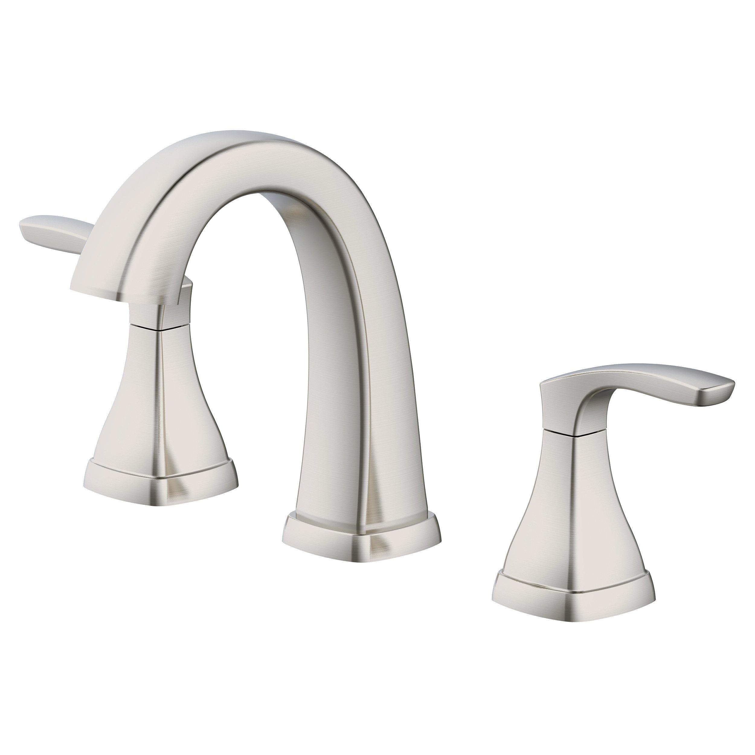 Jadyn 8 in. Widespread Brushed Nickel Bath Faucet