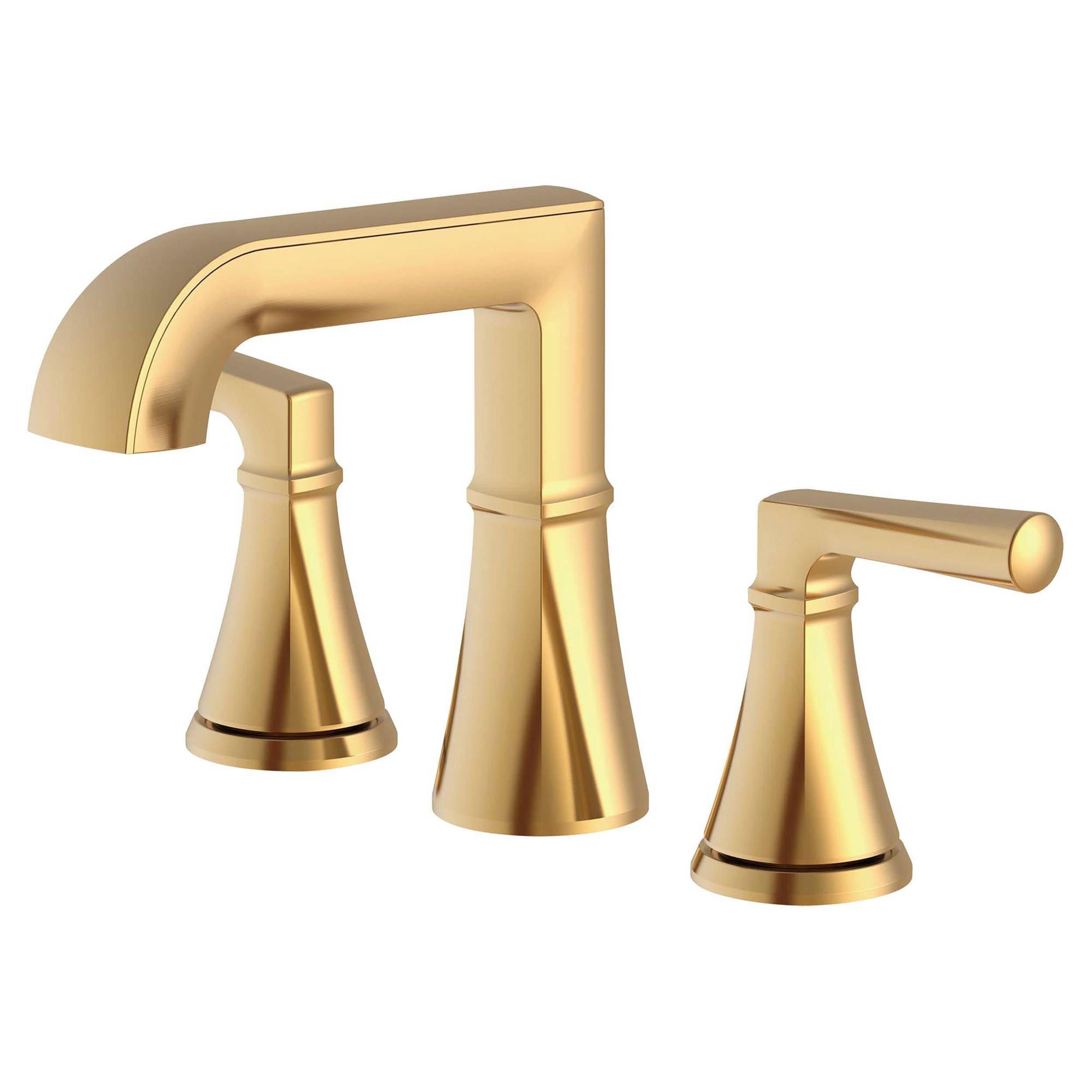 Harper 8 in. Widespread Brushed Gold Bath Faucet
