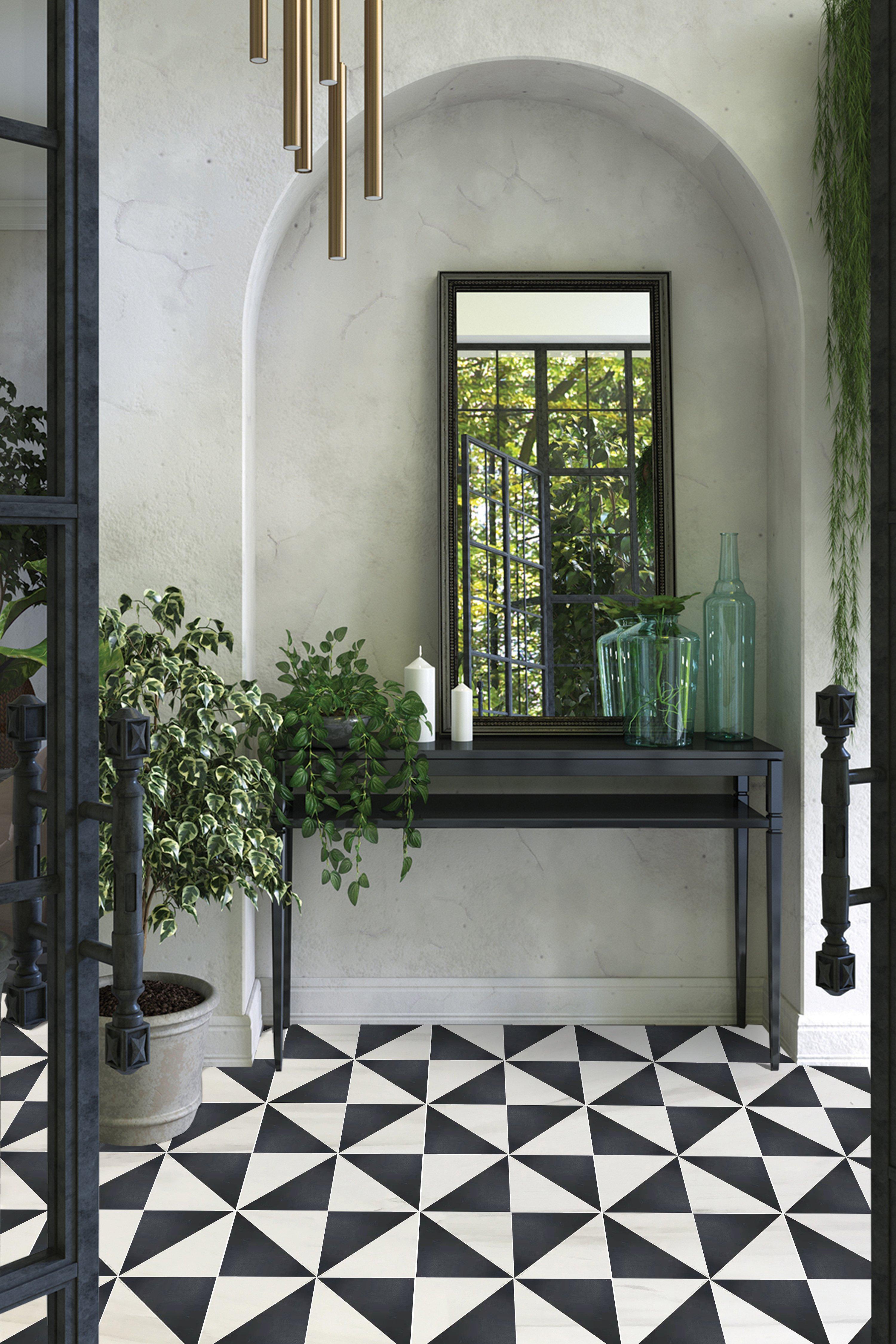 Split Square Honed Basalt and Dolomite Tile