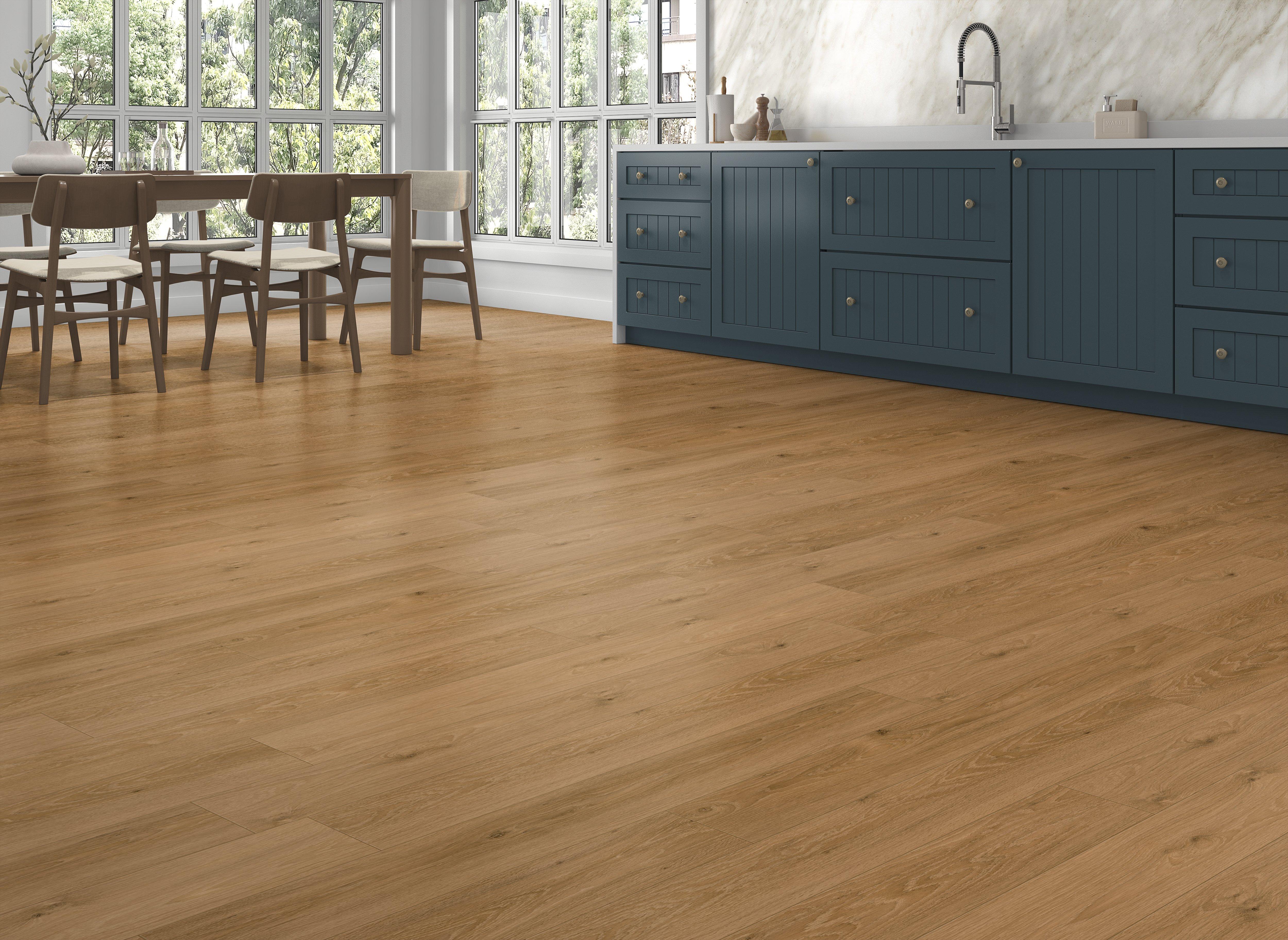 Azalea Oak Hybrid Resilient Flooring