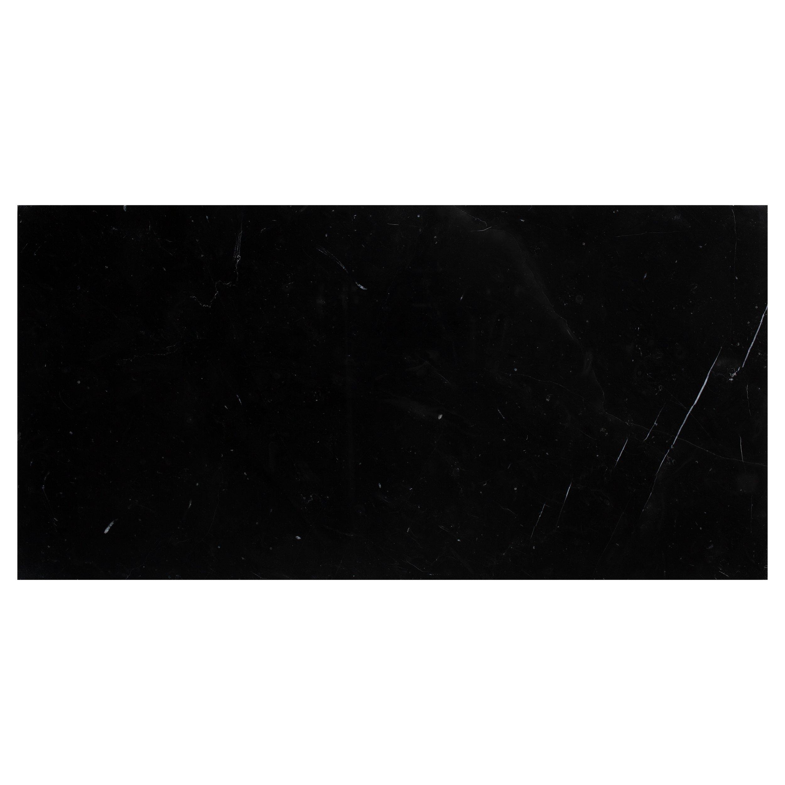 Nero Polished Marble Tile