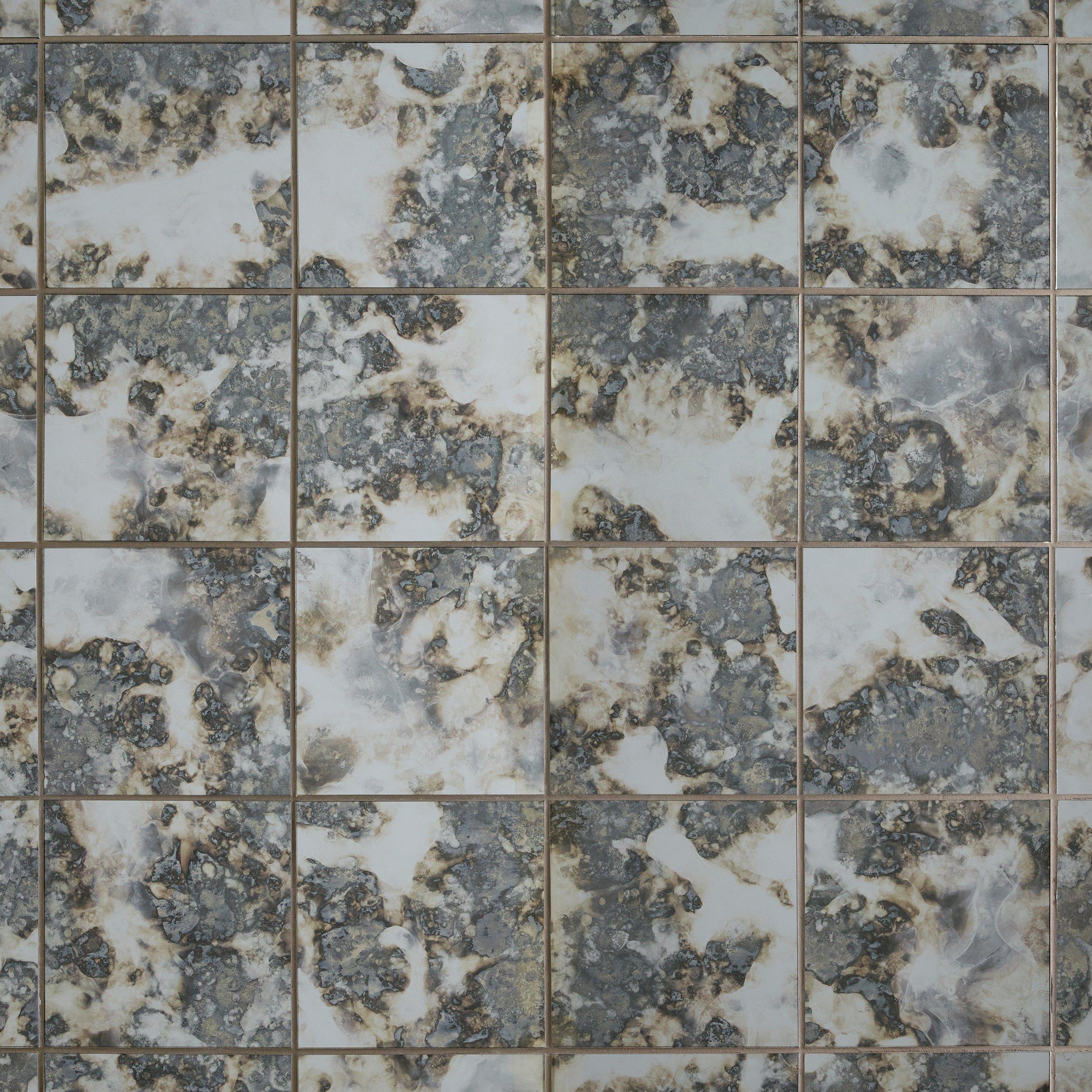 Smolder Antique Mirror Glass Tile