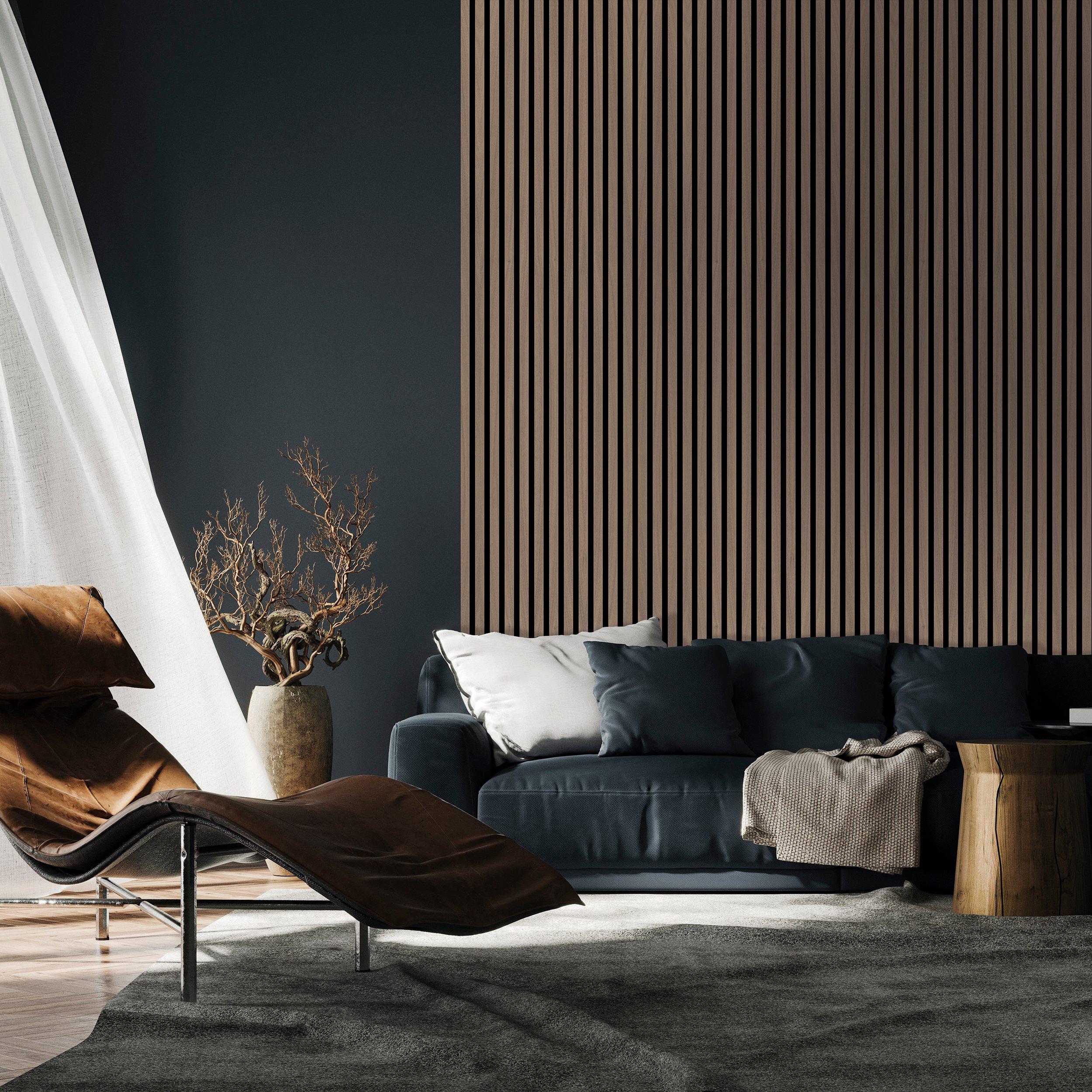 Walnut Wood Acoustic Wall Panel