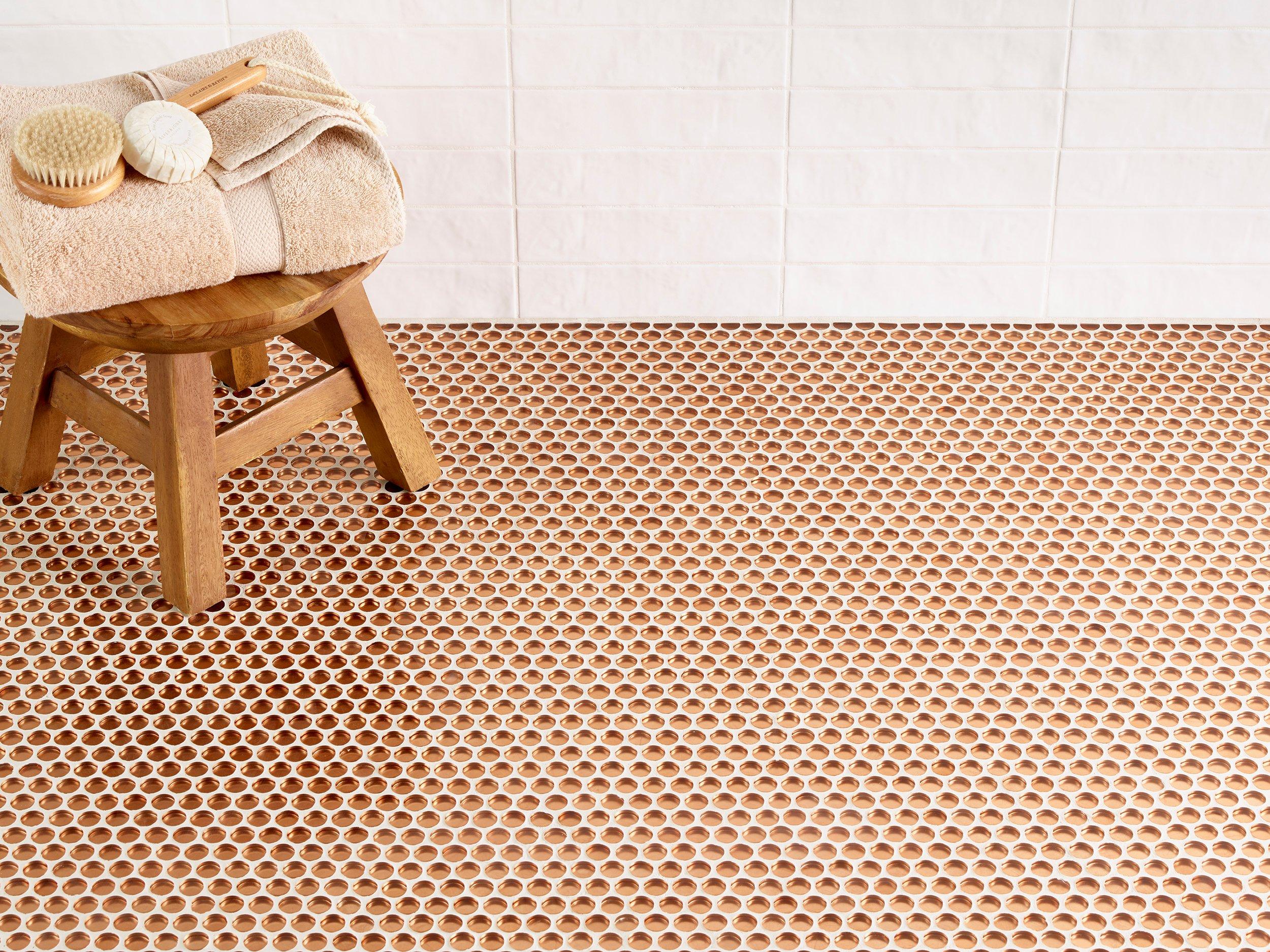 Copper Penny Glass Mosaic