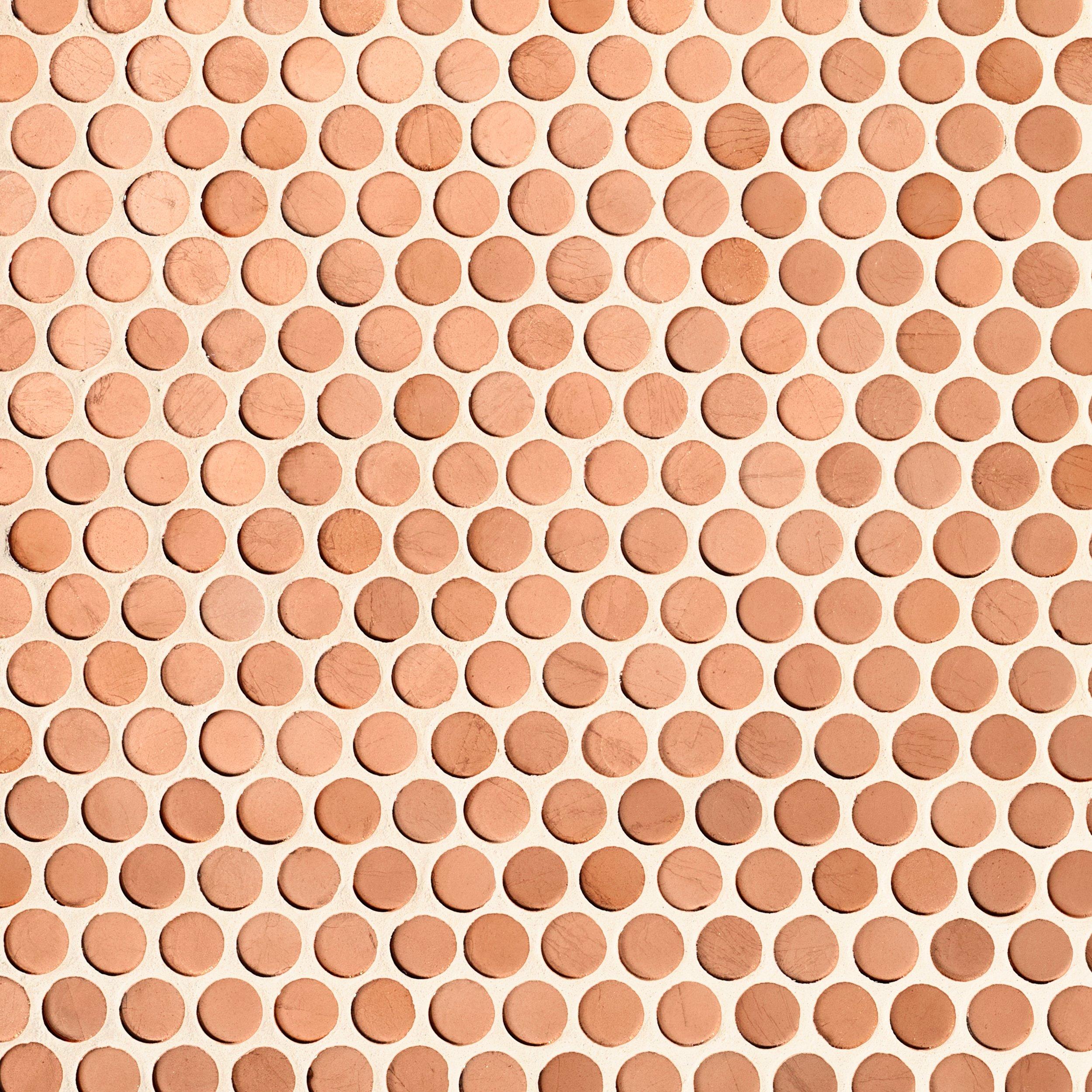 Copper Penny Glass Mosaic