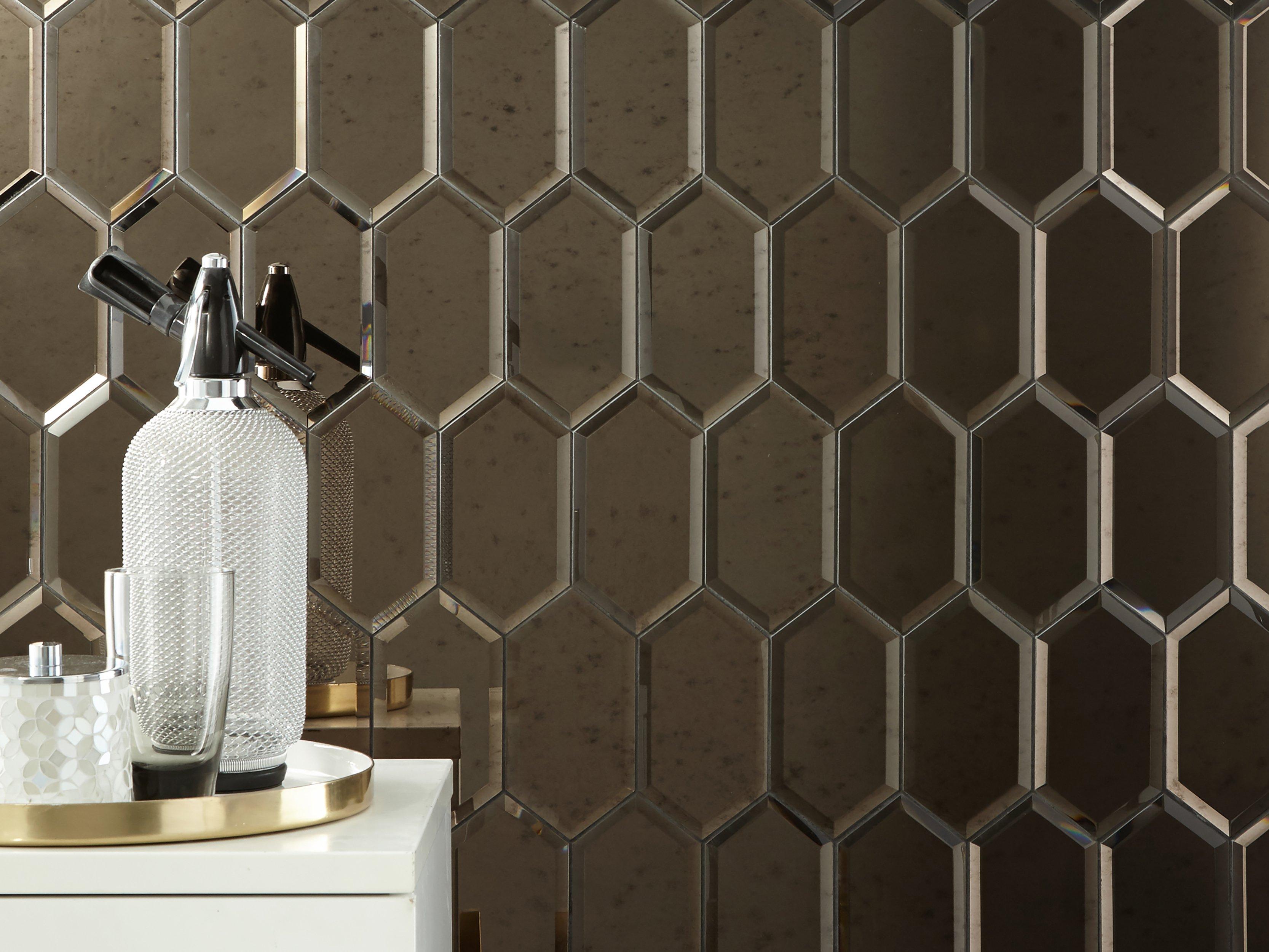 Vintage Reflection Glass Mosaic