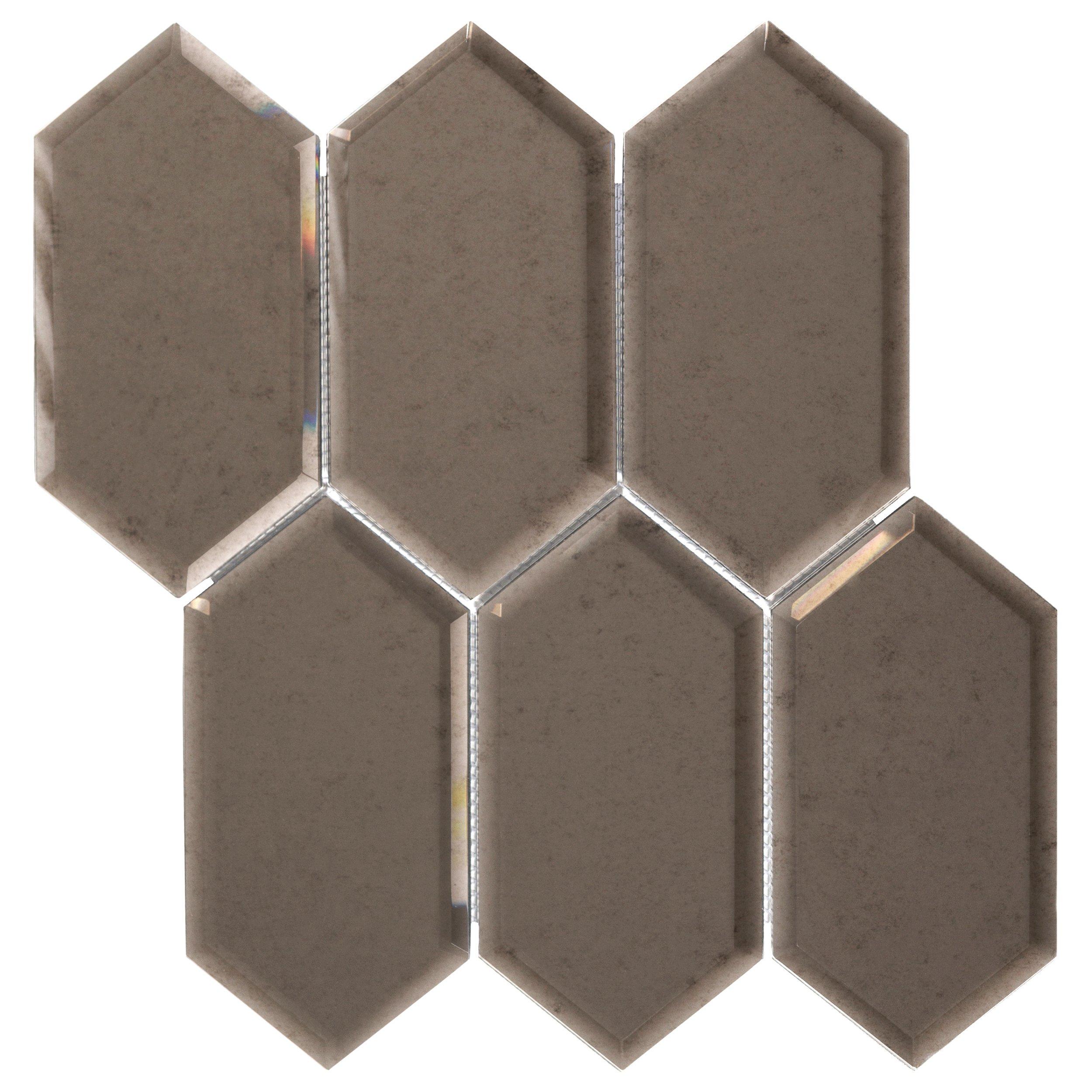 Vintage Reflection Glass Mosaic