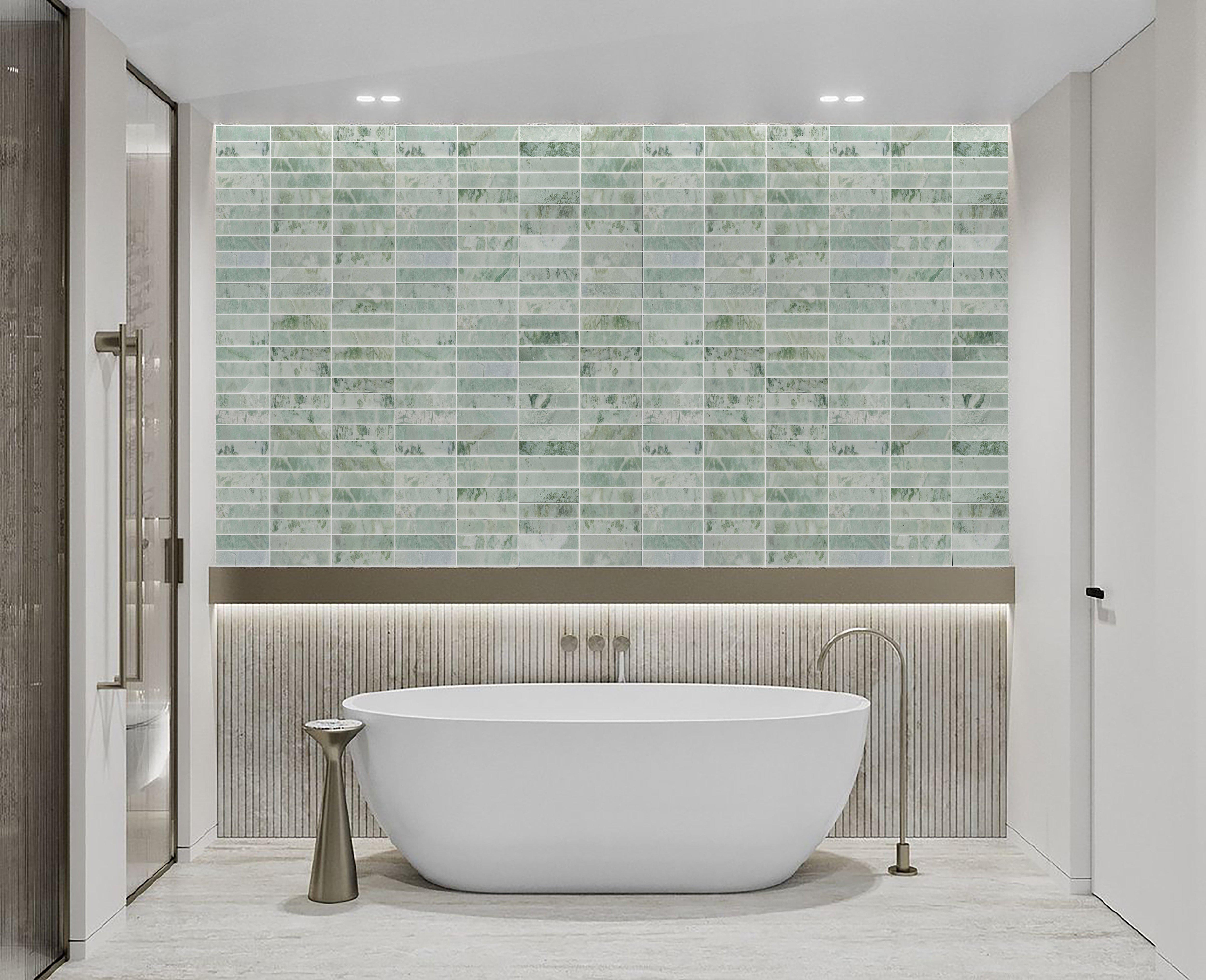 Emerald Shores Honed Marble Tile