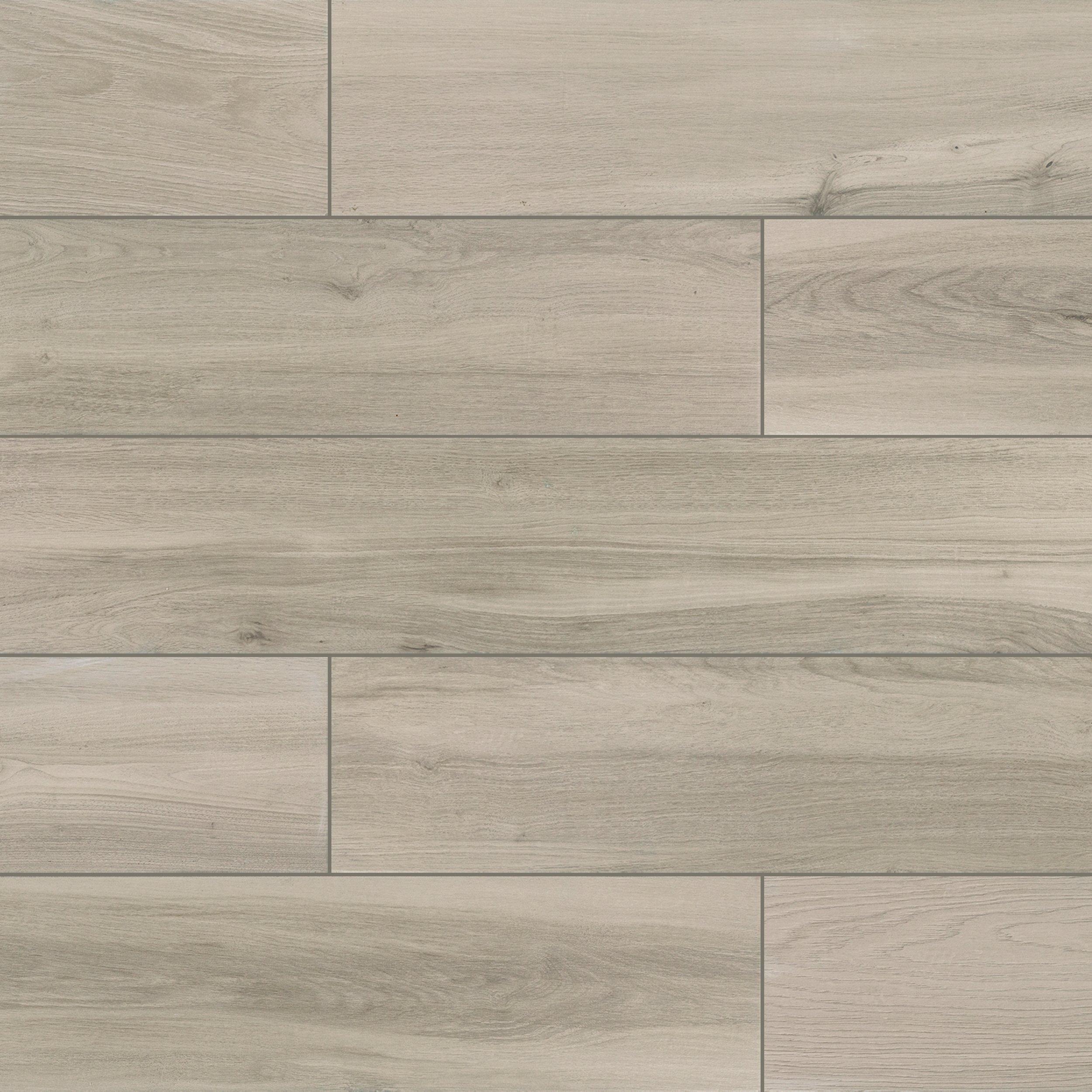 Waldorf Gray Wood Plank Matte Porcelain Tile