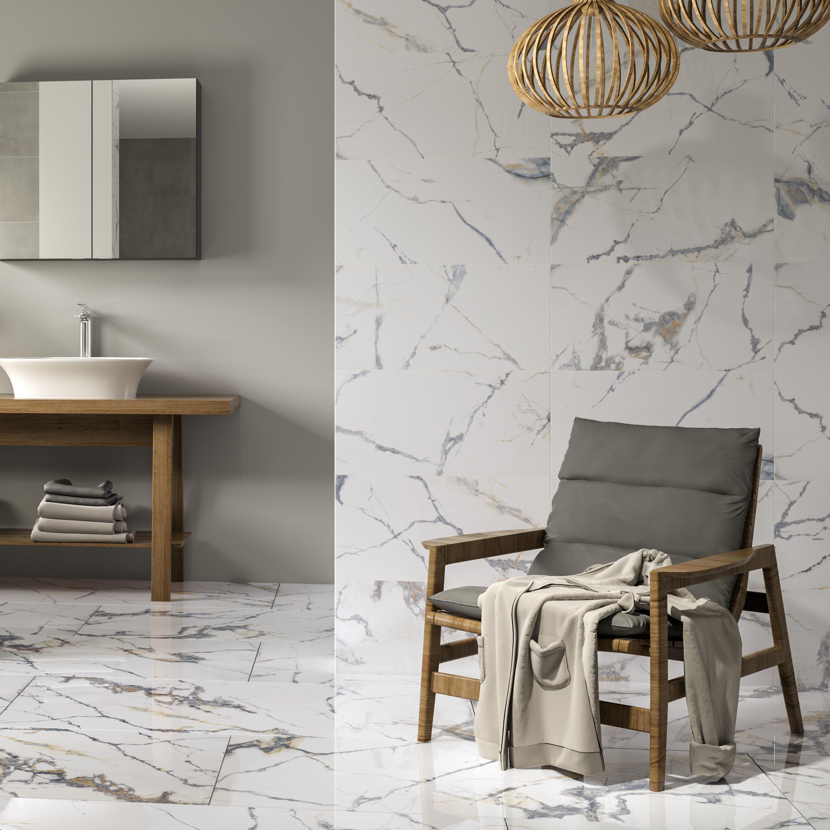 Emilia Polished Porcelain Tile