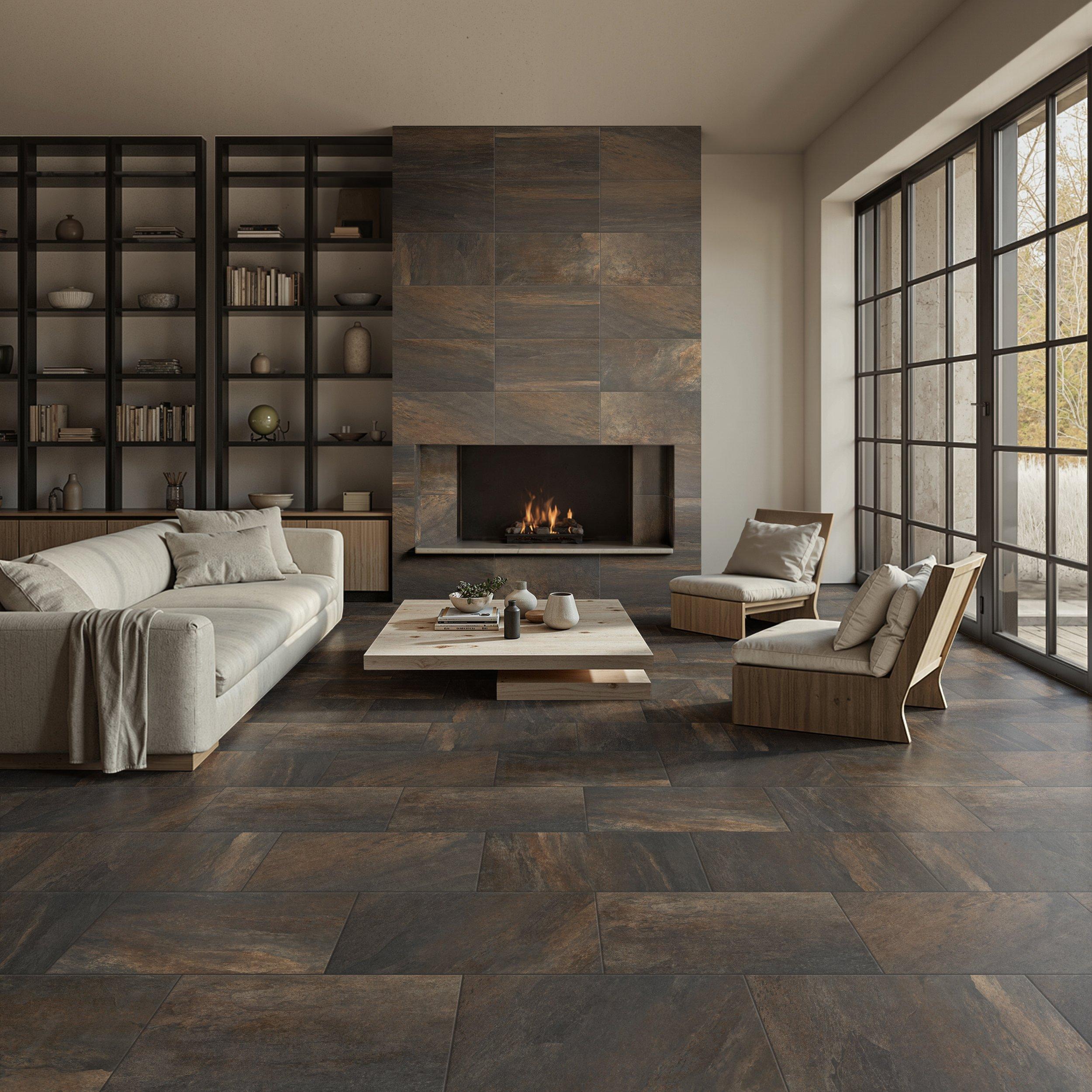 Harvest Slate Matte Porcelain Tile