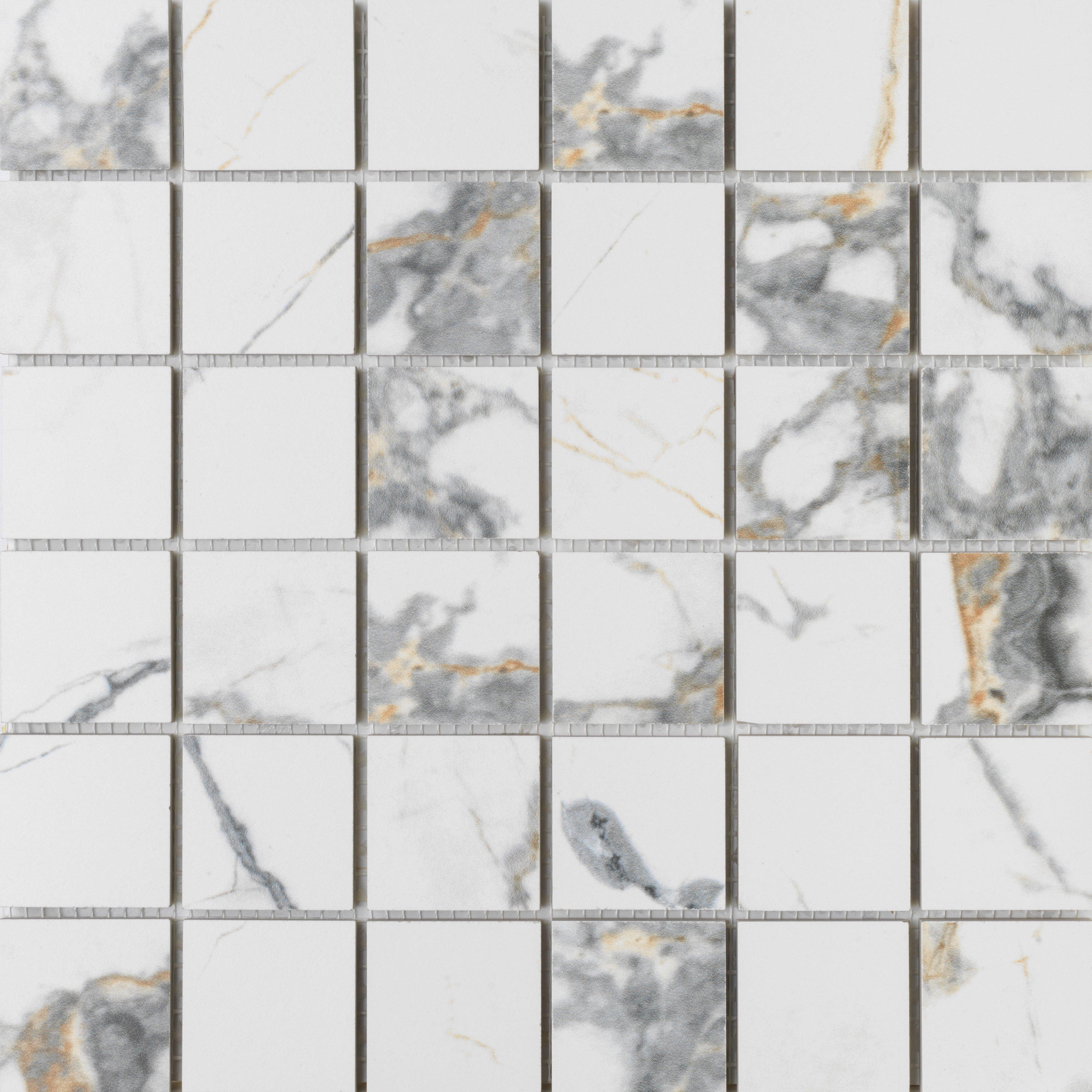 Emilia Matte Square Porcelain Mosaic