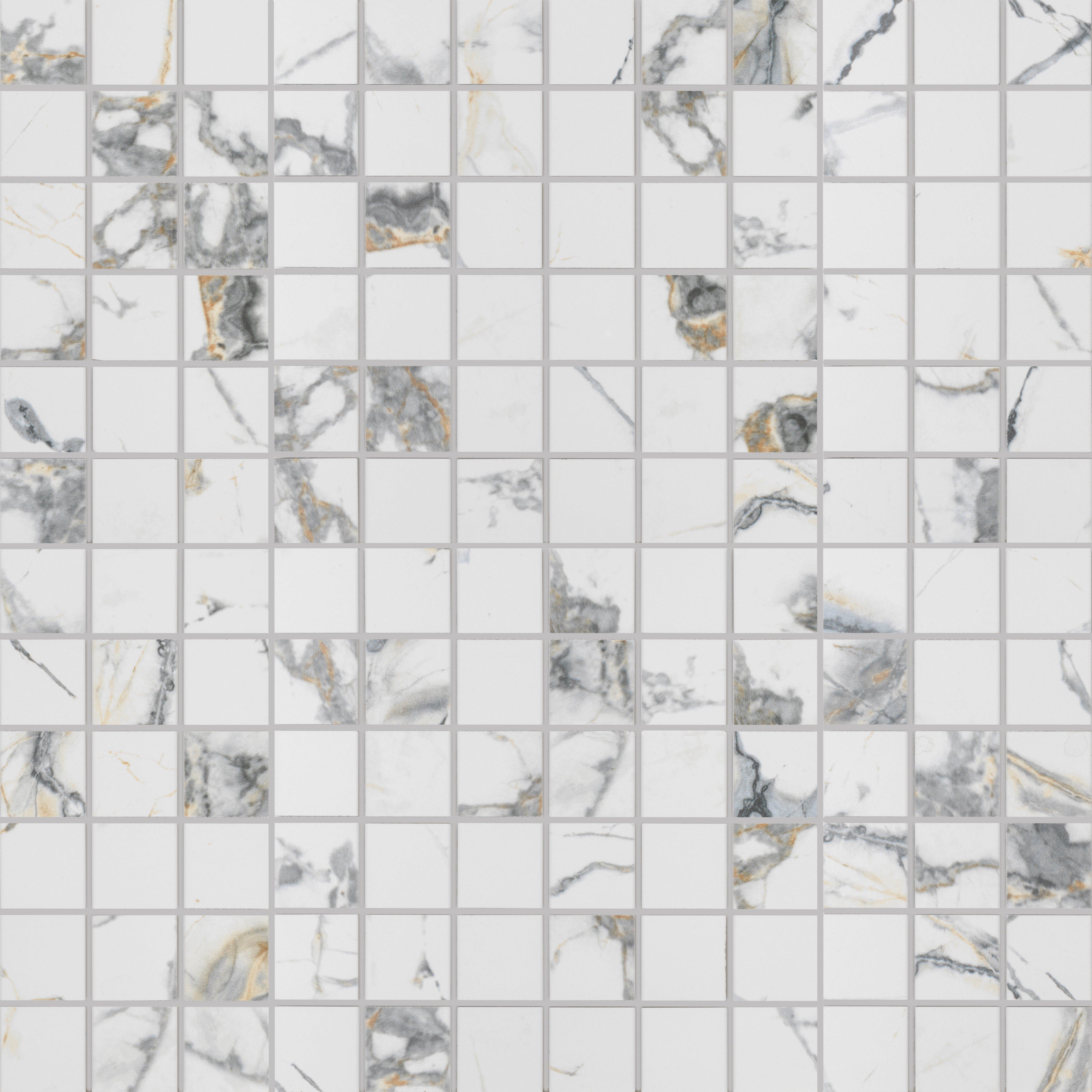 Emilia Matte Square Porcelain Mosaic