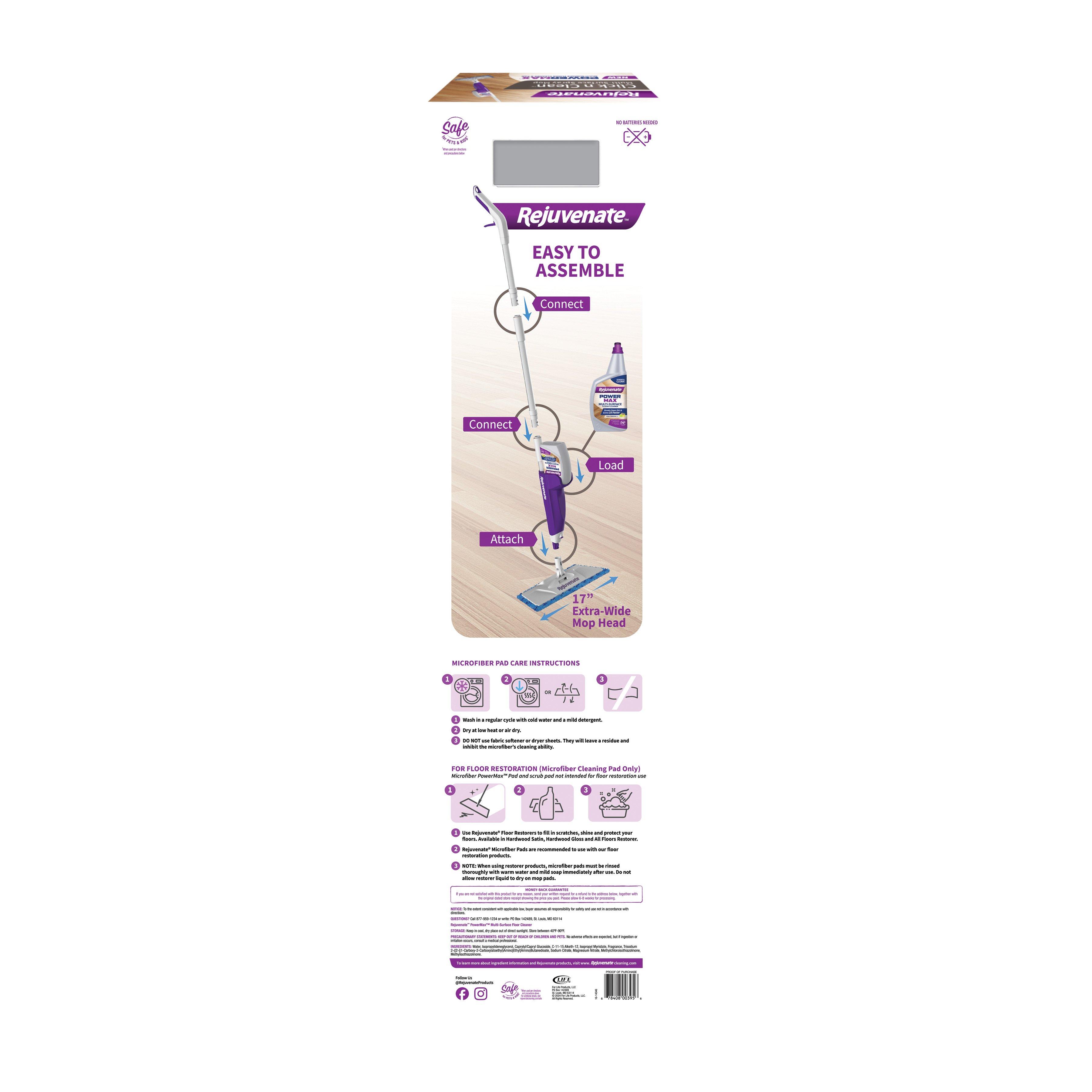 Rejuvenate Click N Clean Max Spray Mop