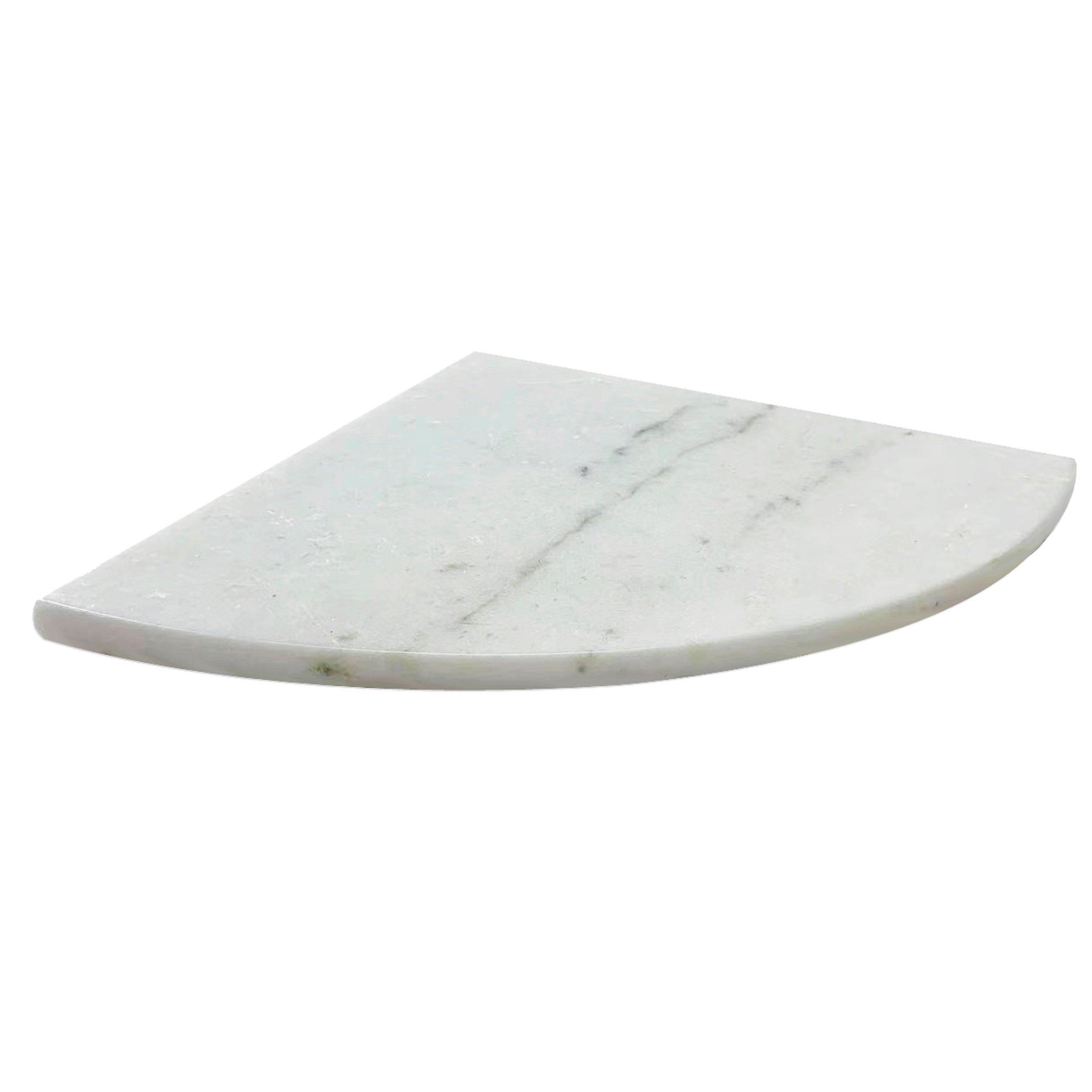 Bianco Orion Marble Corner Shelf