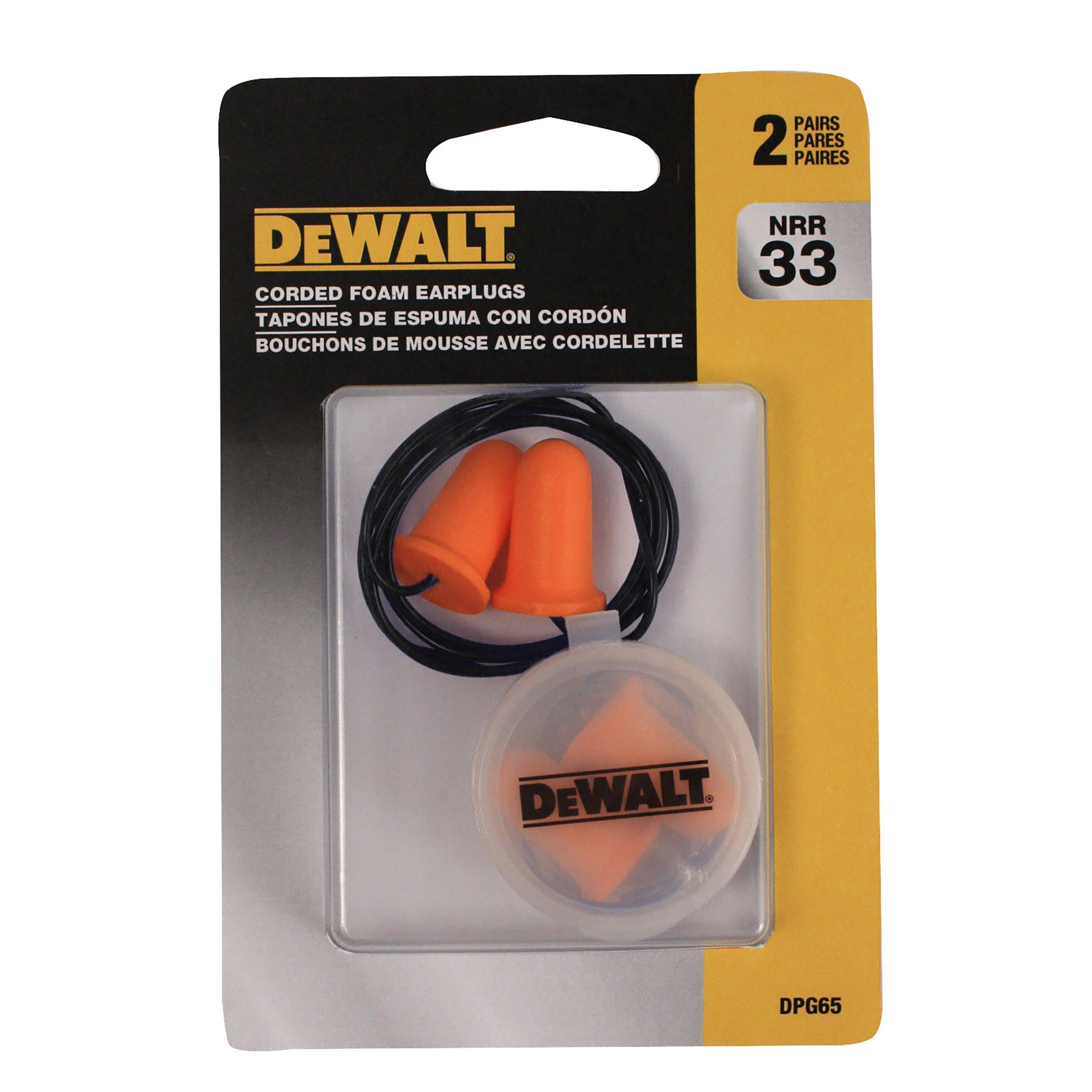 DeWalt Disposable Foam Earplugs