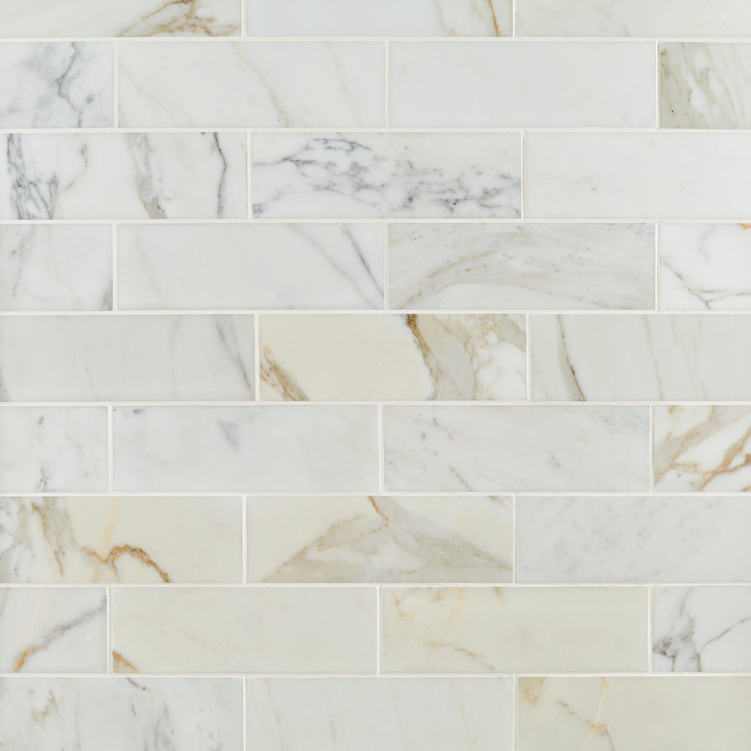 Calacatta Honed Marble Tile