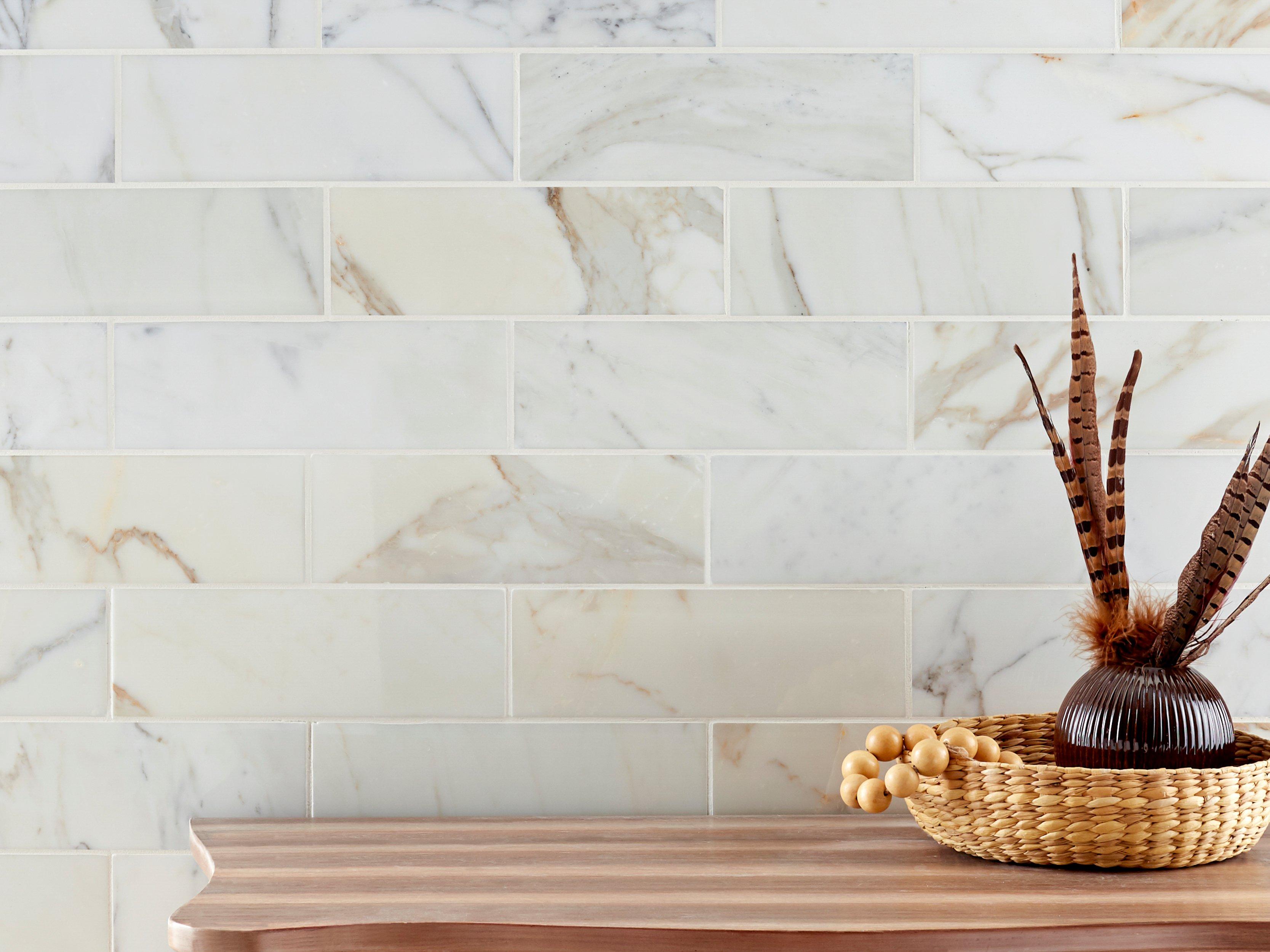 Calacatta Honed Marble Tile