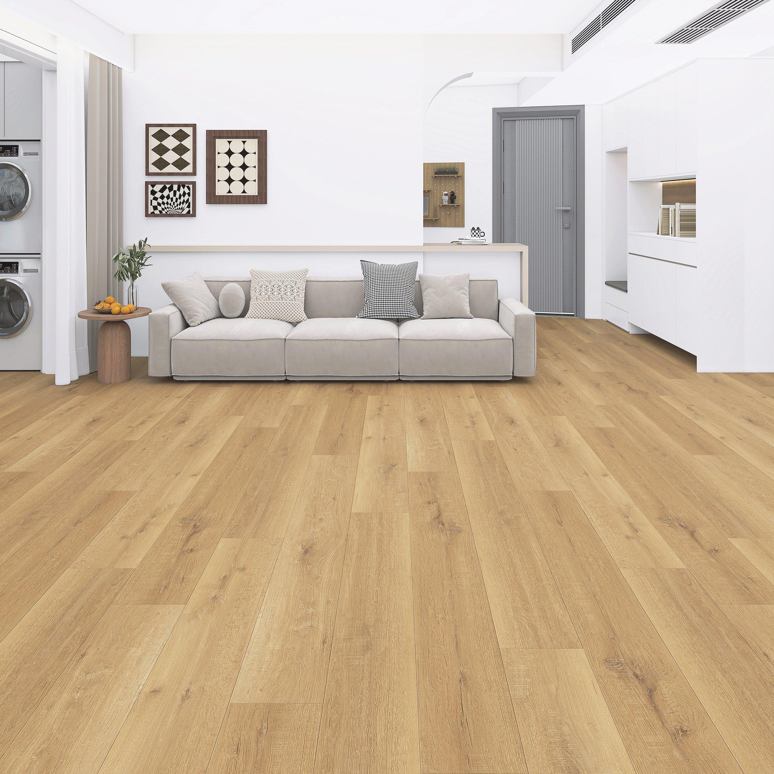 Kendall Creek Waterproof Rigid Core Luxury Vinyl Plank - Cork Pad