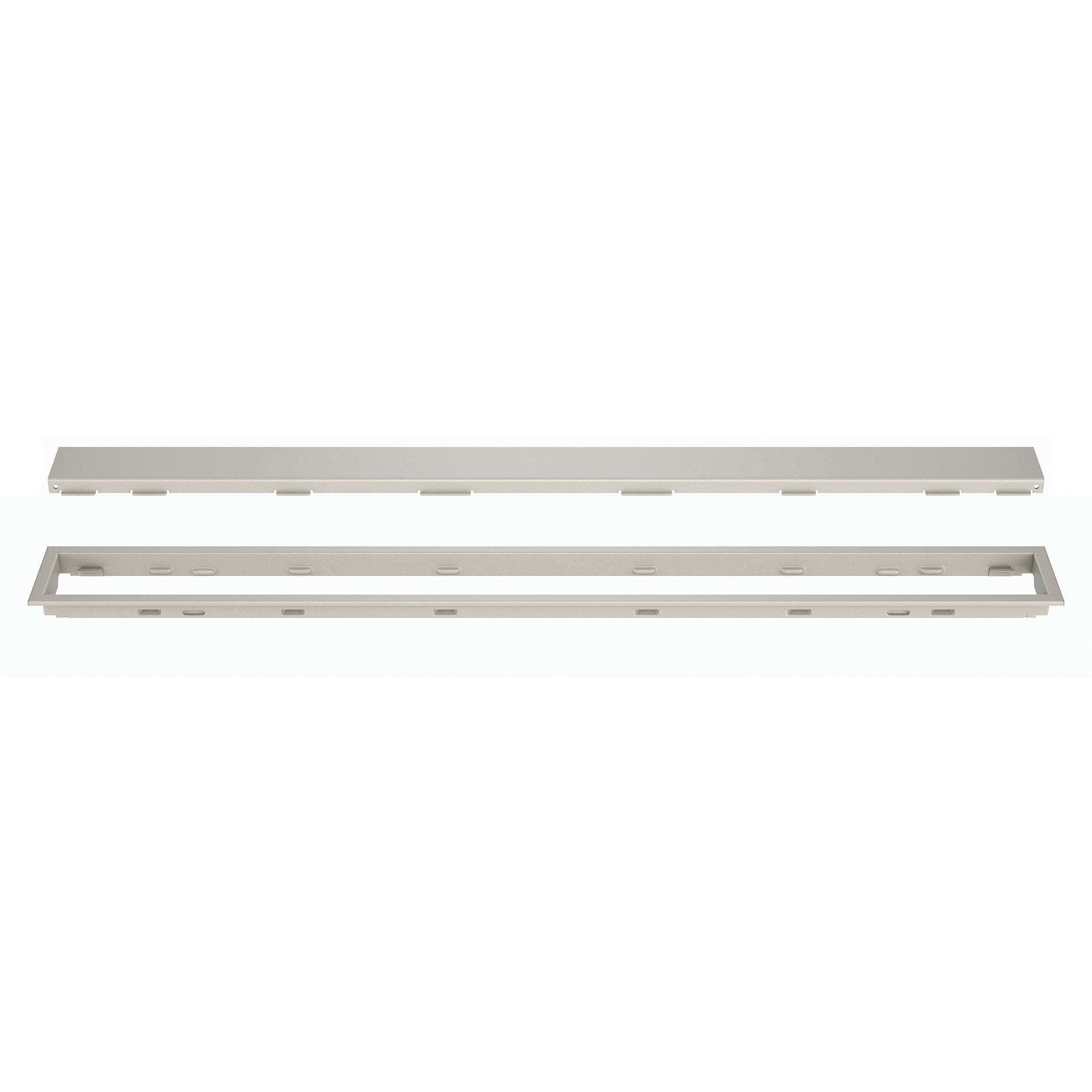 Schluter Kerdi-Line 3/4in. Frame 40in. Solid Grate Greige