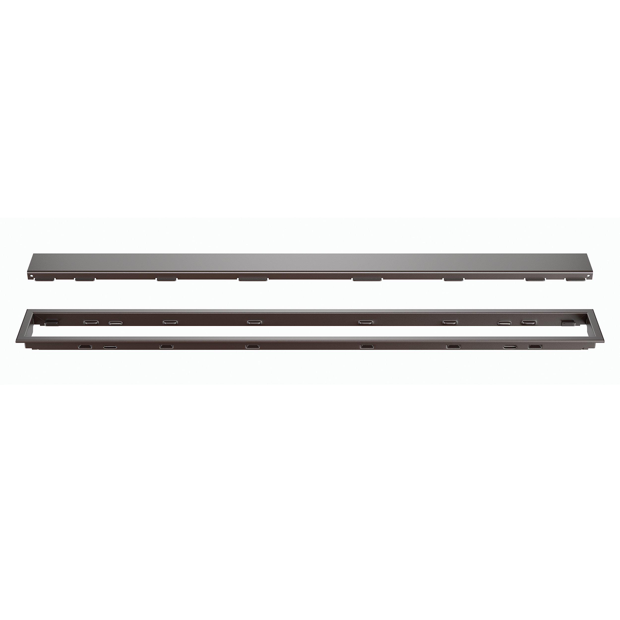 Schluter Kerdi-Line 3/4in. Frame 36in. Solid Grate Bronze