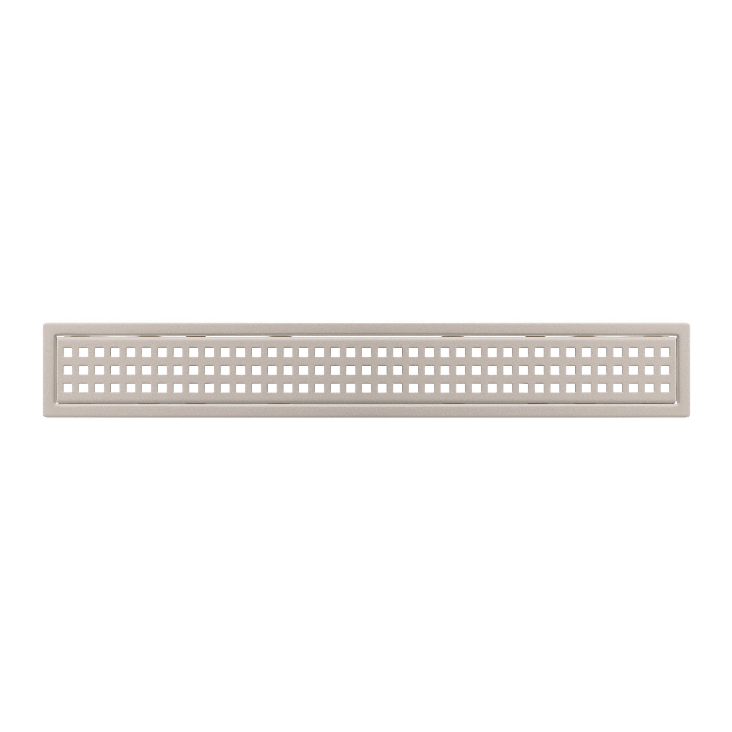 Schluter Kerdi-Line 3/4in. Frame 56in. Square Grate Cream