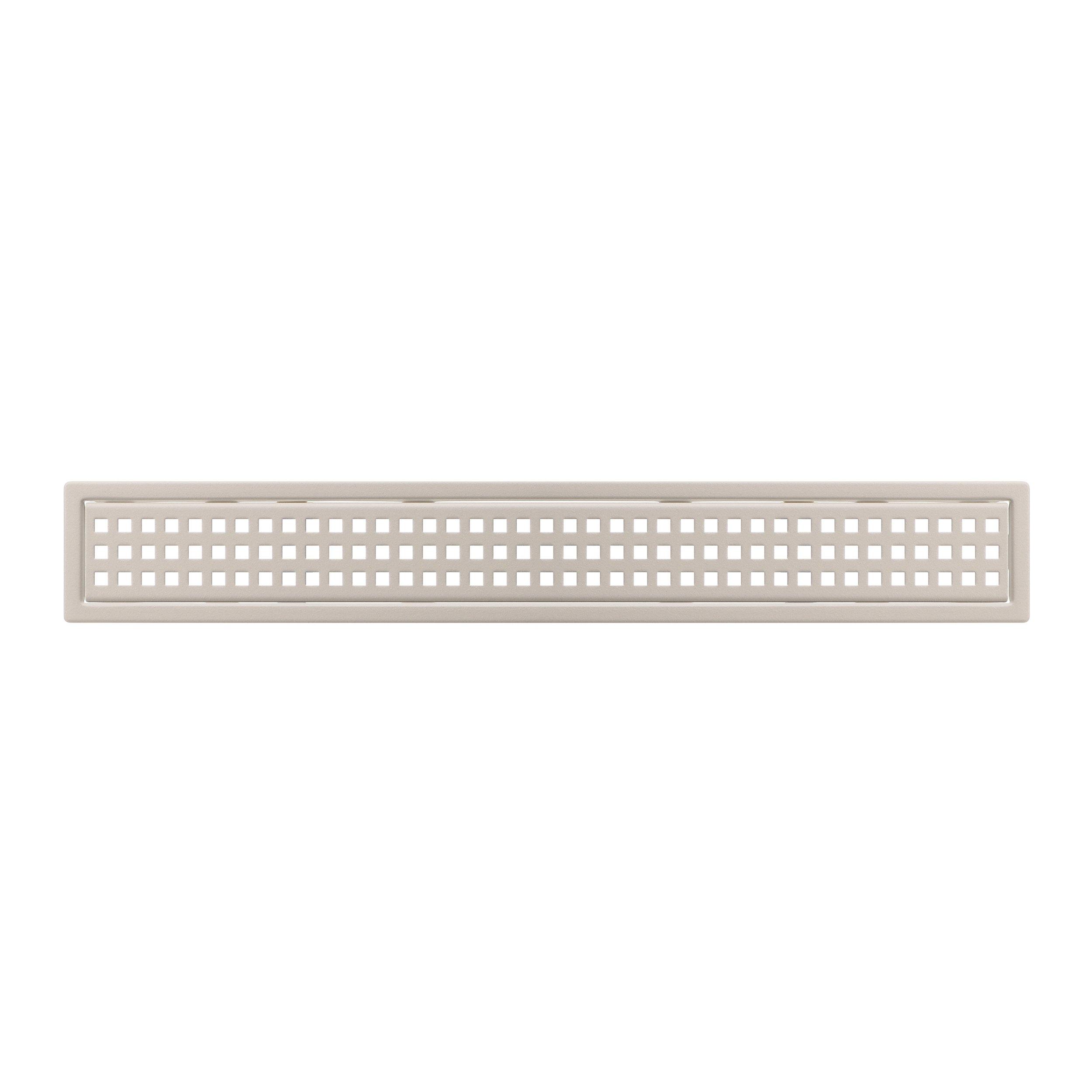 Schluter Kerdi-Line 3/4in. Frame 40in. Square Grate Ivory