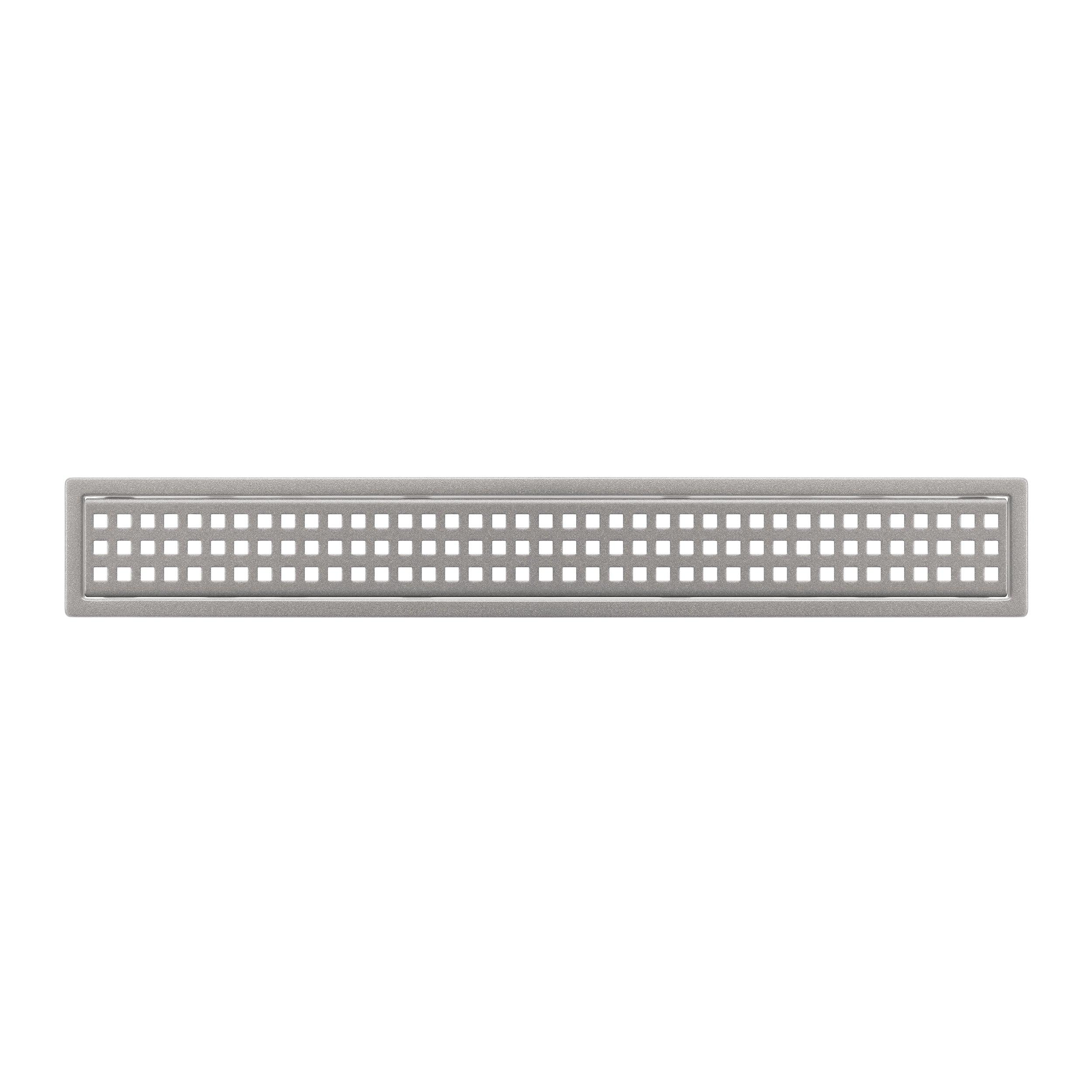 Schluter Kerdi-Line 3/4in. Frame 72in. Square Grate Stone Gray