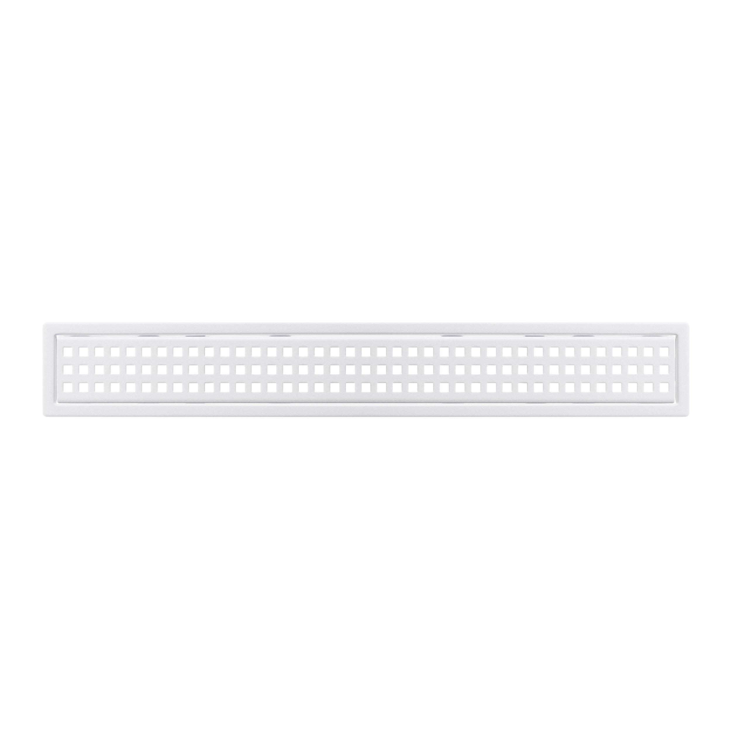 Schluter Kerdi-Line 3/4in. Frame 68in. Square Grate Matte White