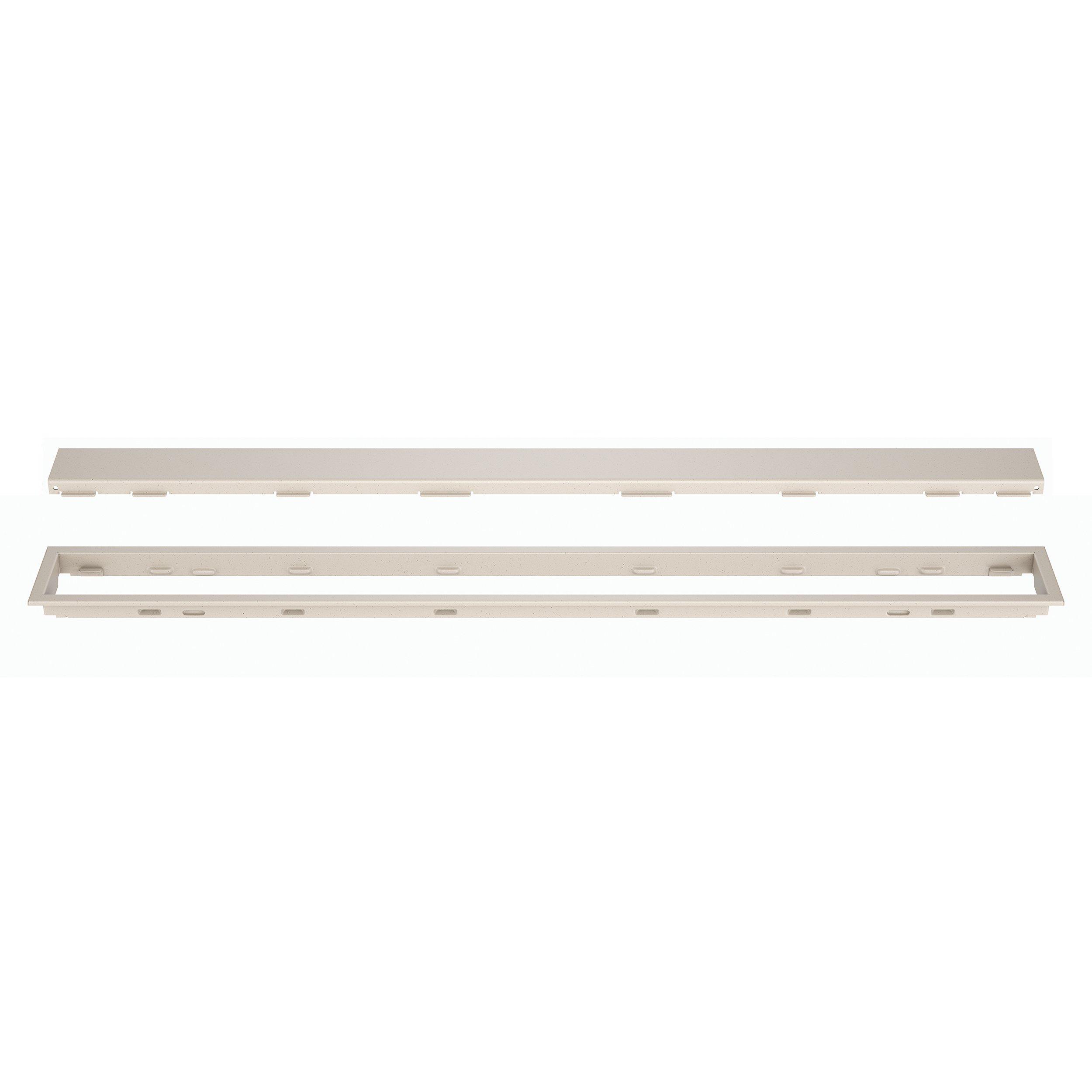 Schluter Kerdi-Line 3/4in. Frame 68in. Solid Grate Ivory