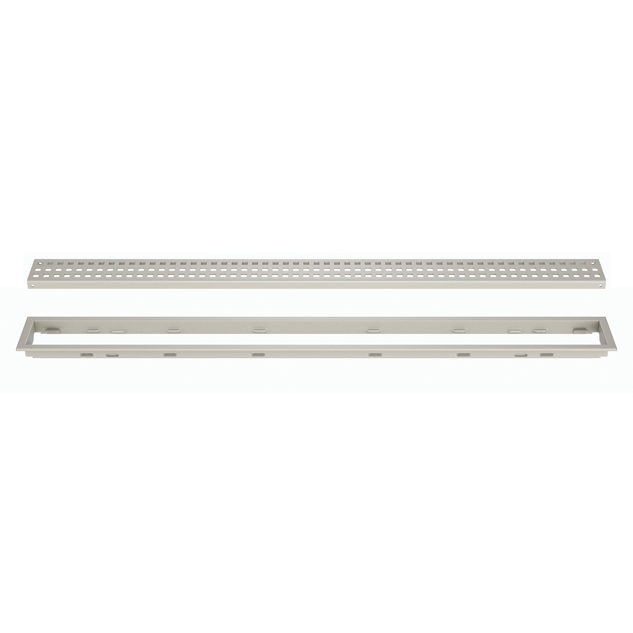 Schluter Kerdi-Line 3/4in. Frame 64in. Square Grate Greige