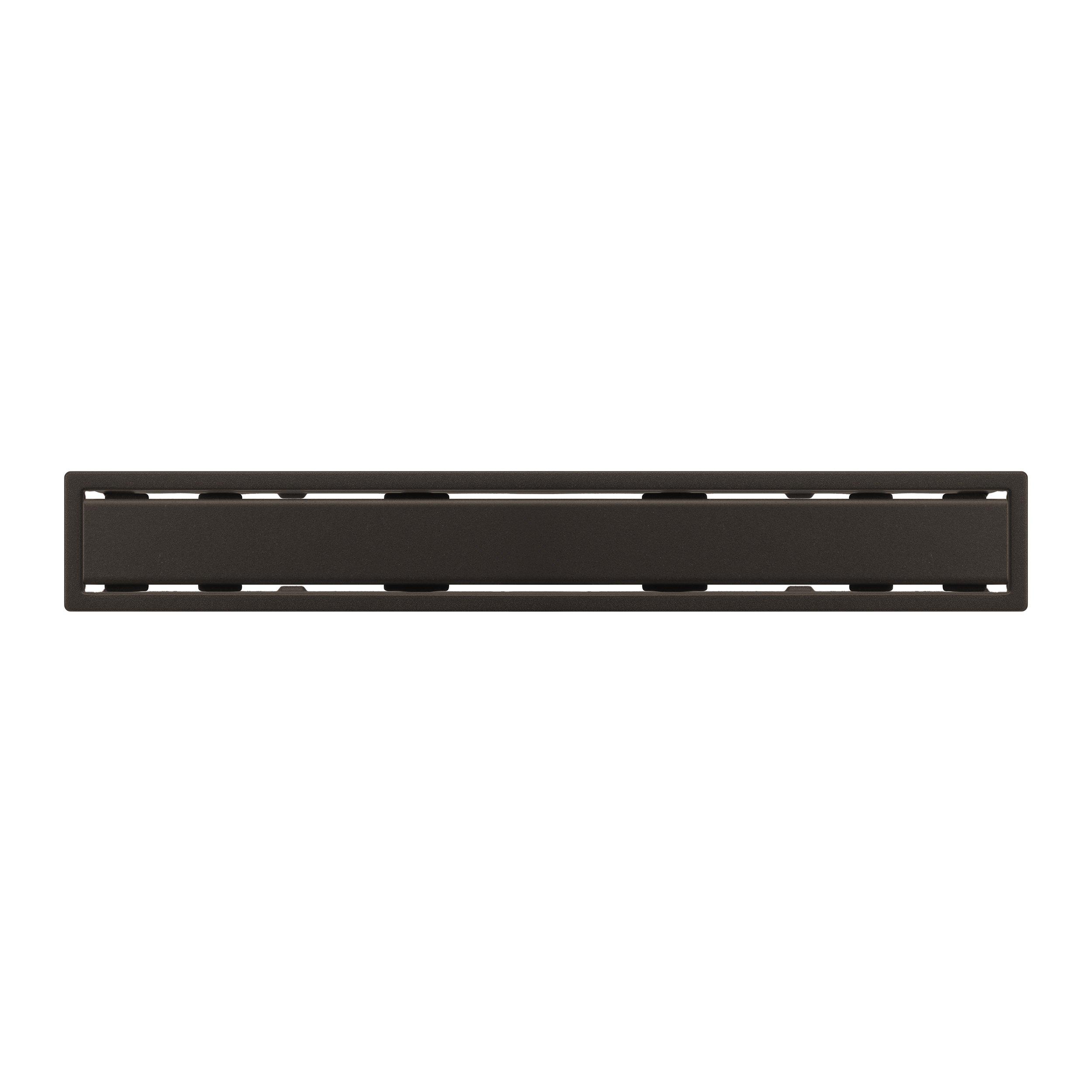 Schluter Kerdi-Line 3/4in. Frame 64in. Solid Grate Bronze
