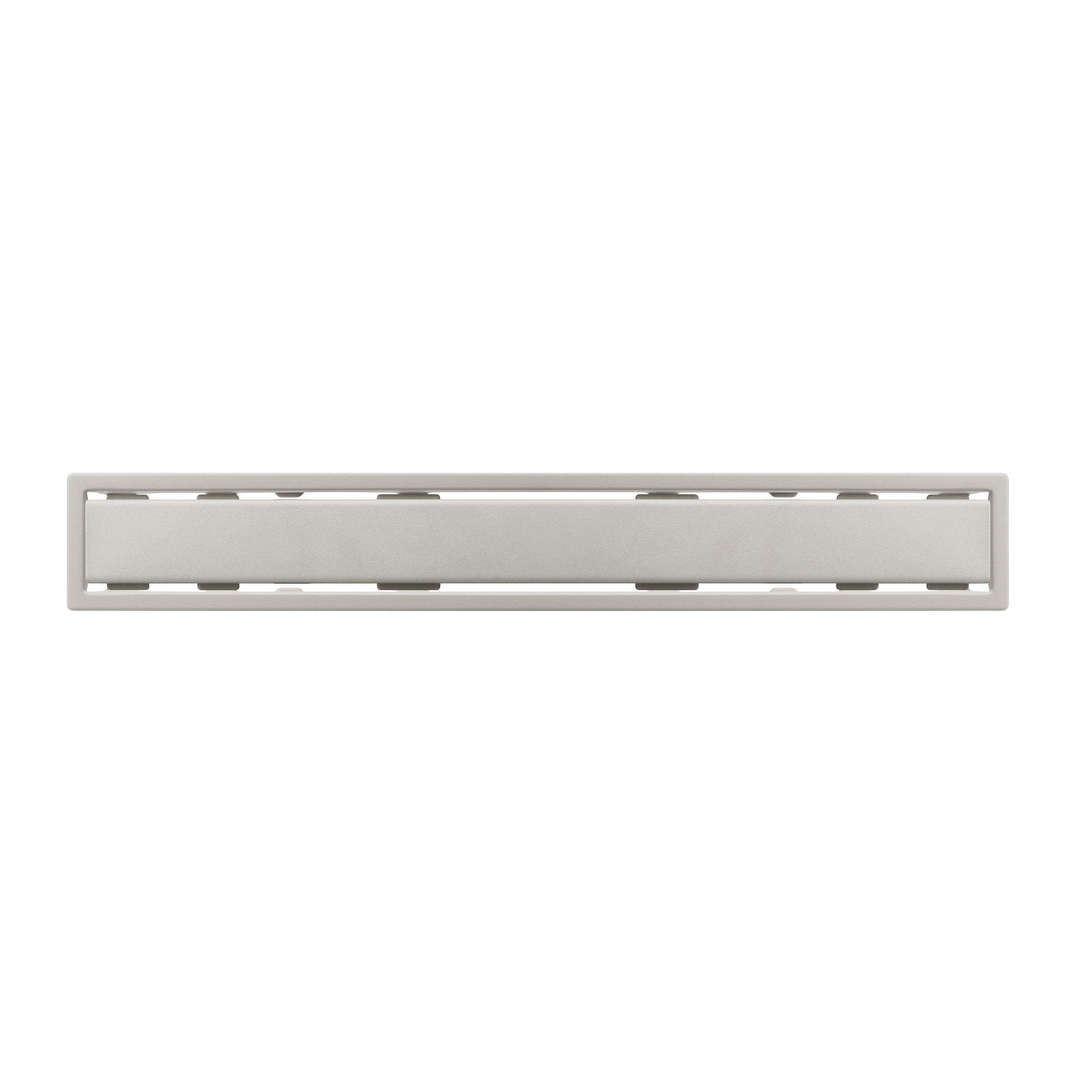Schluter Kerdi-Line 3/4in. Frame 64in. Solid Grate Greige