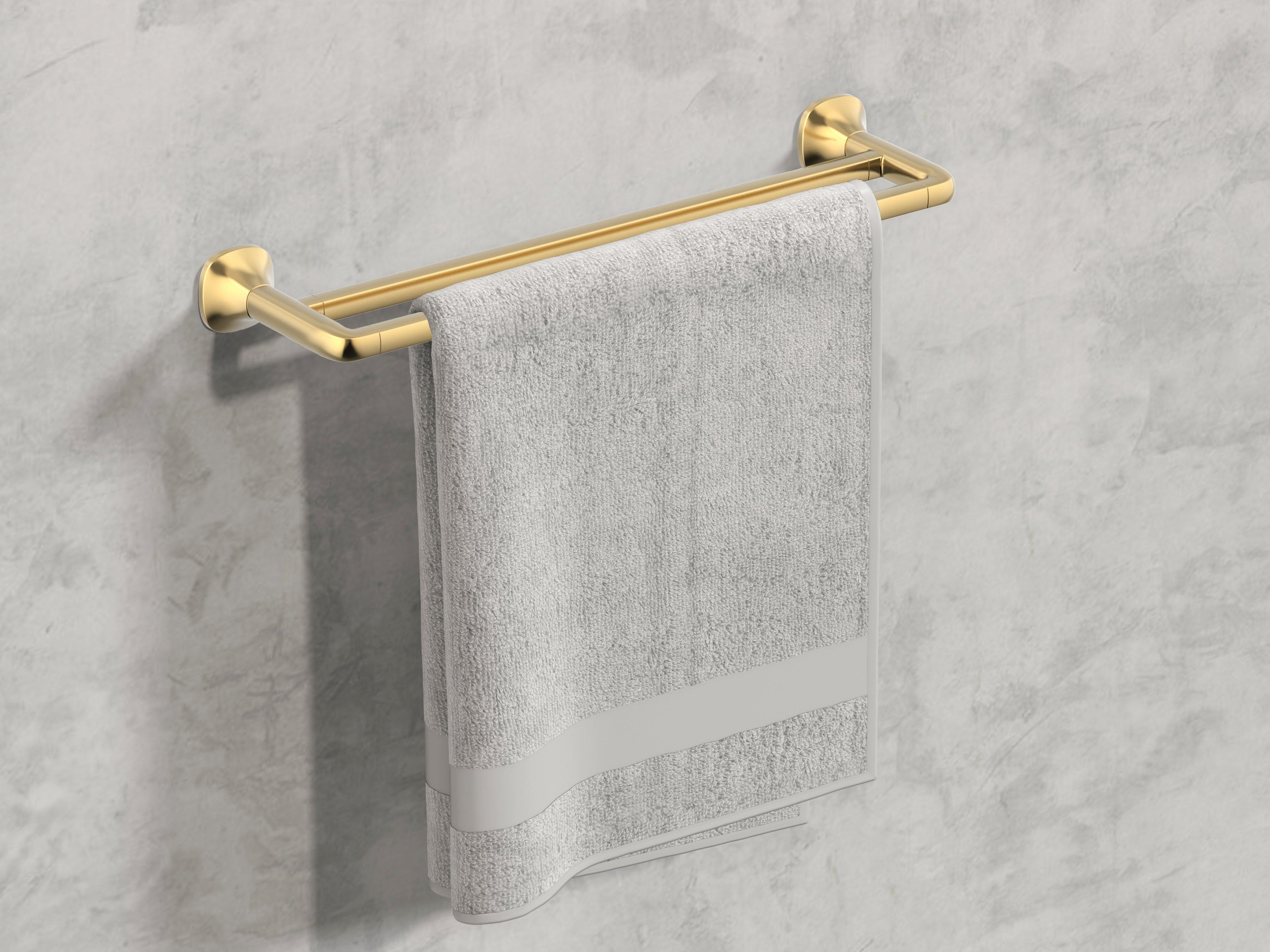 Addison Brushed Gold 18 in. Double Towel Bar