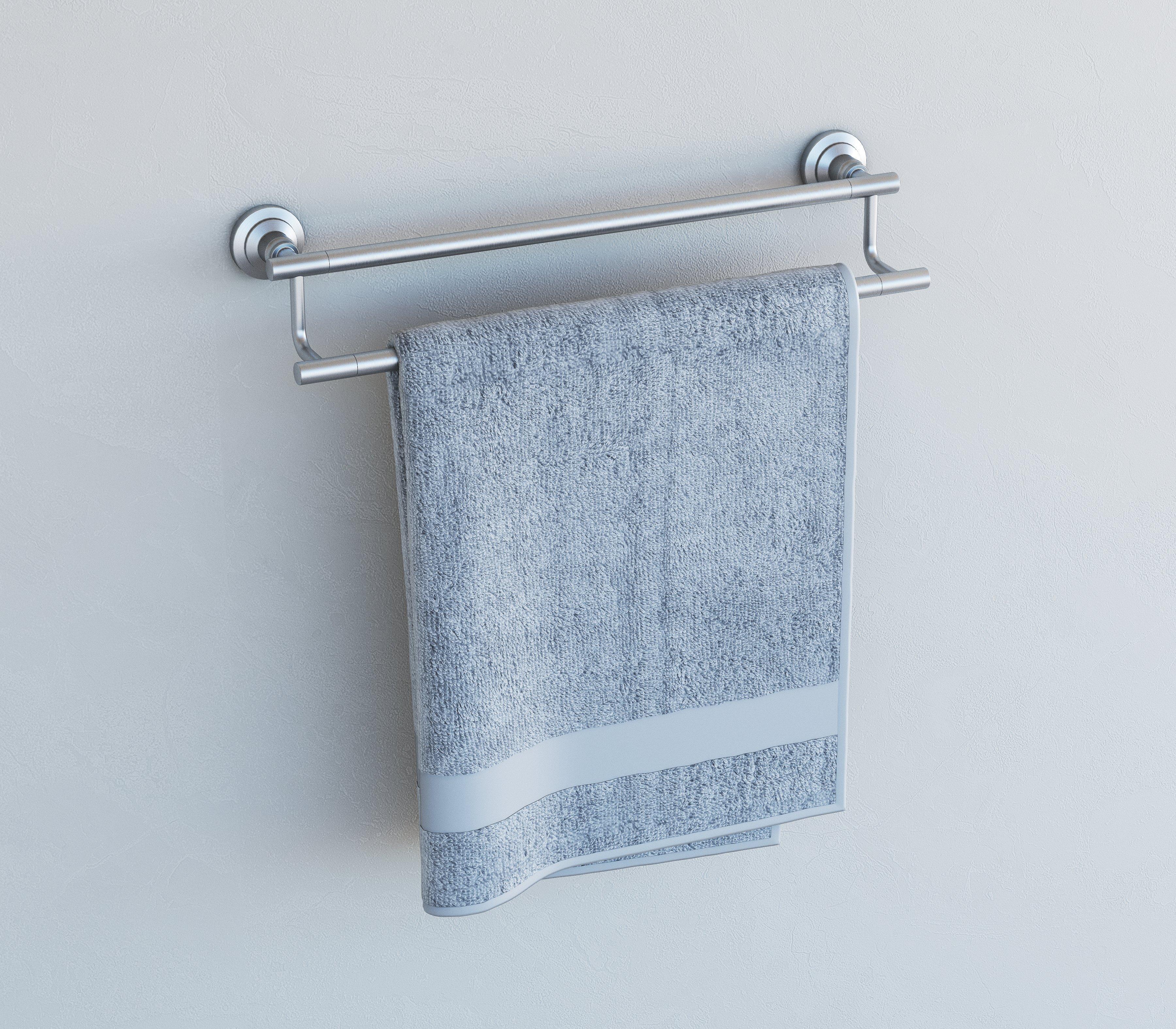 Jolie Brushed Nickel 18 in. Double Towel Bar