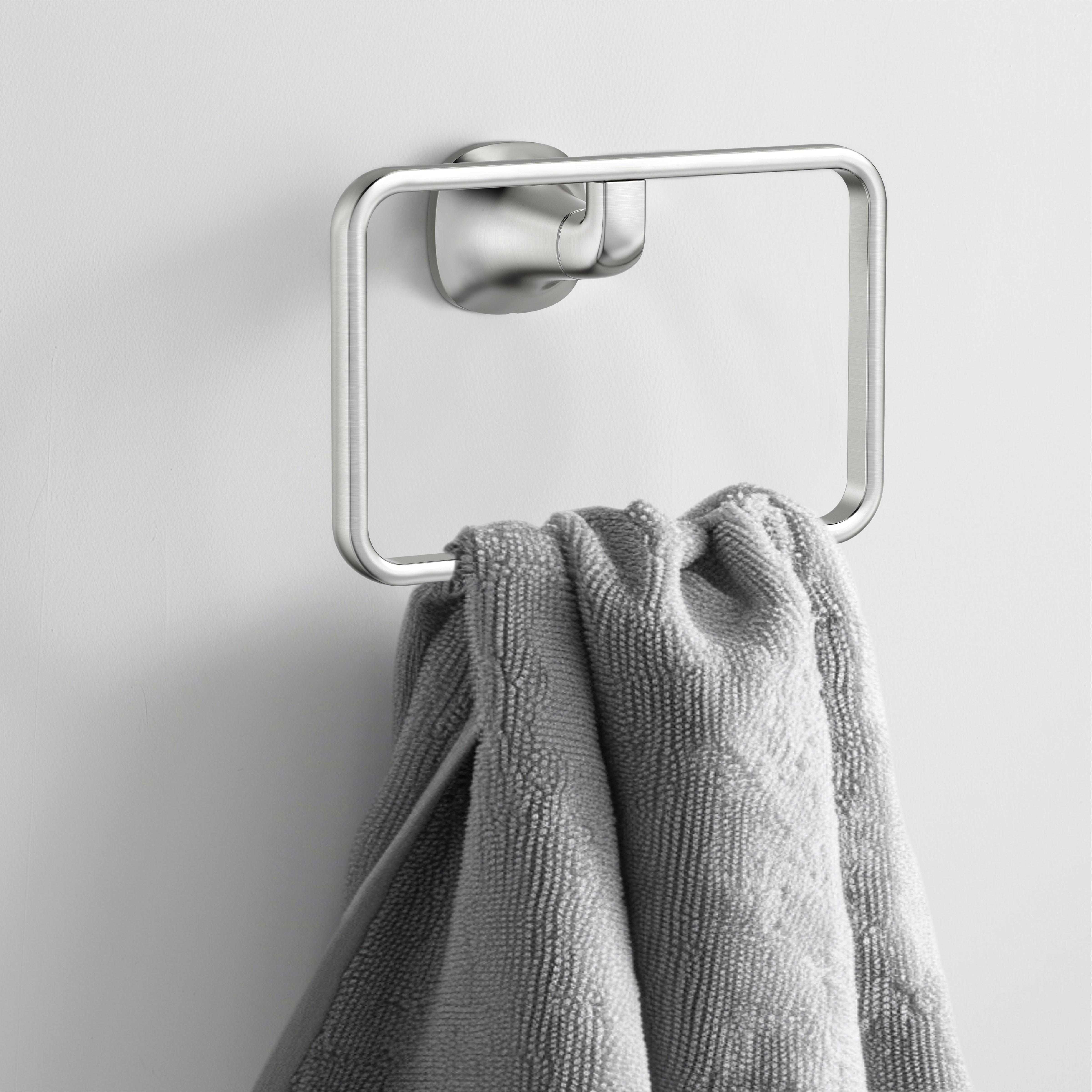 Addison Brushed Nickel Towel Ring