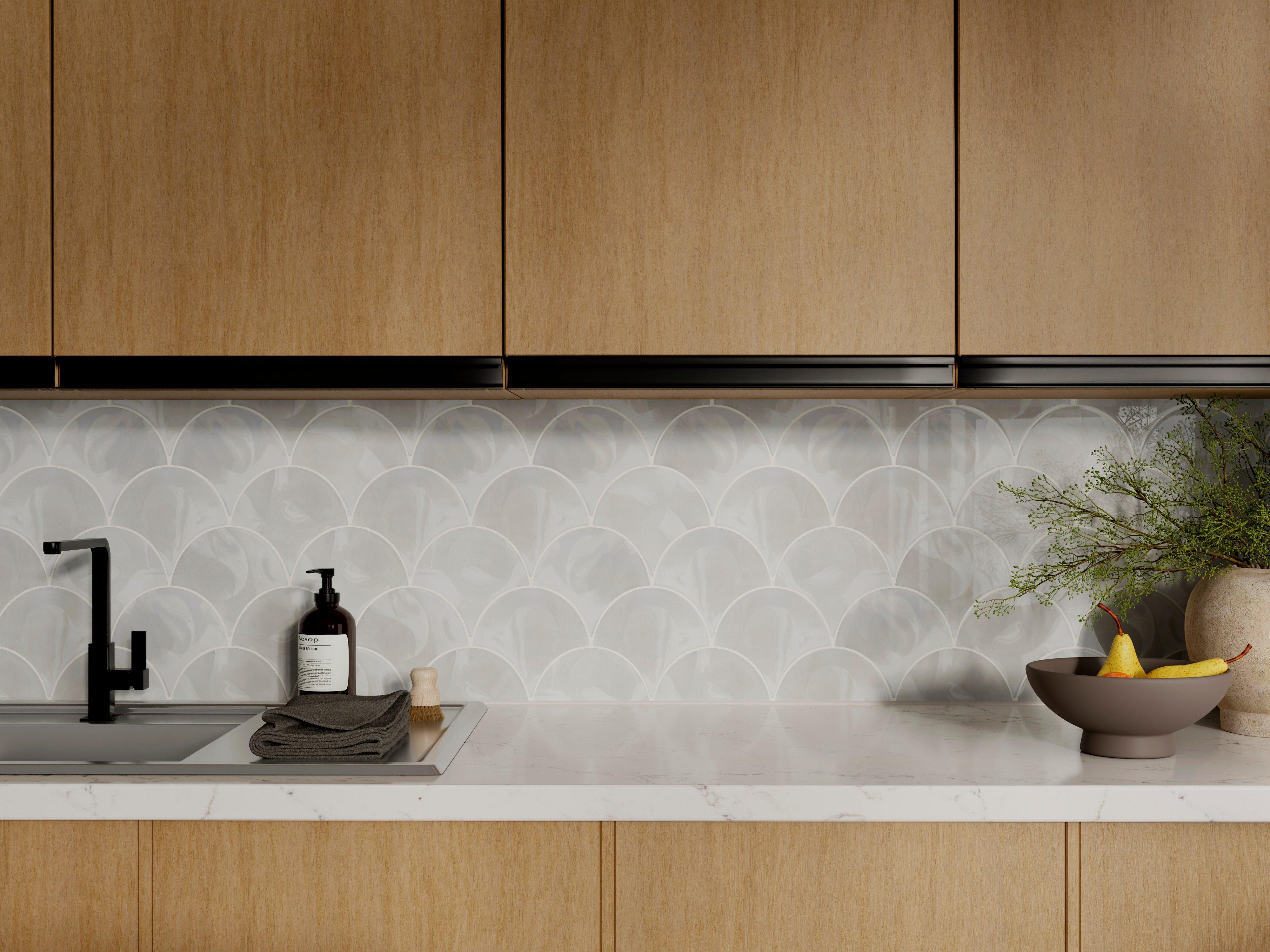 Perla Hot Glass Fan Mosaic