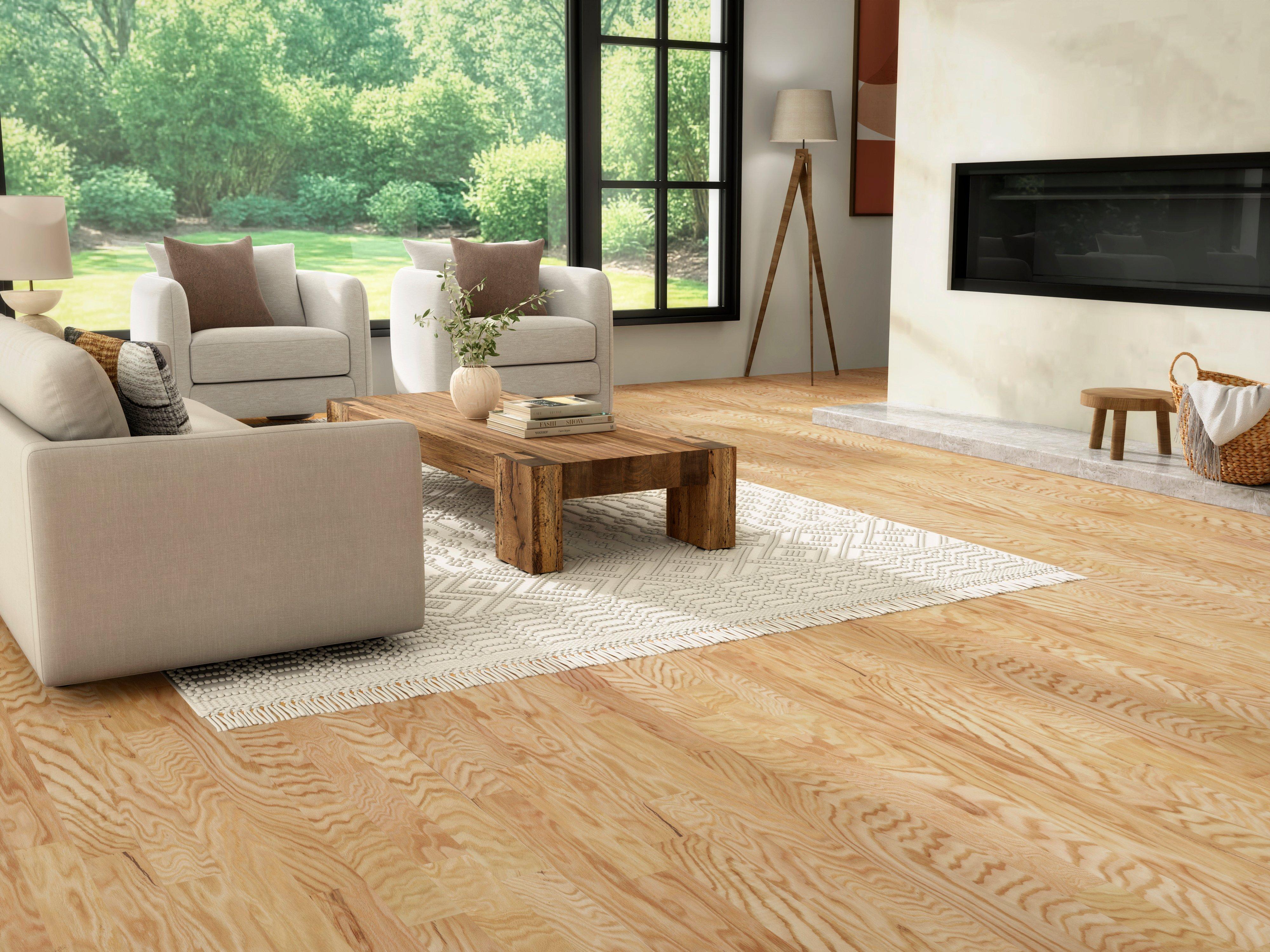 Rustic Natural Red Oak Smooth Engineered Hardwood