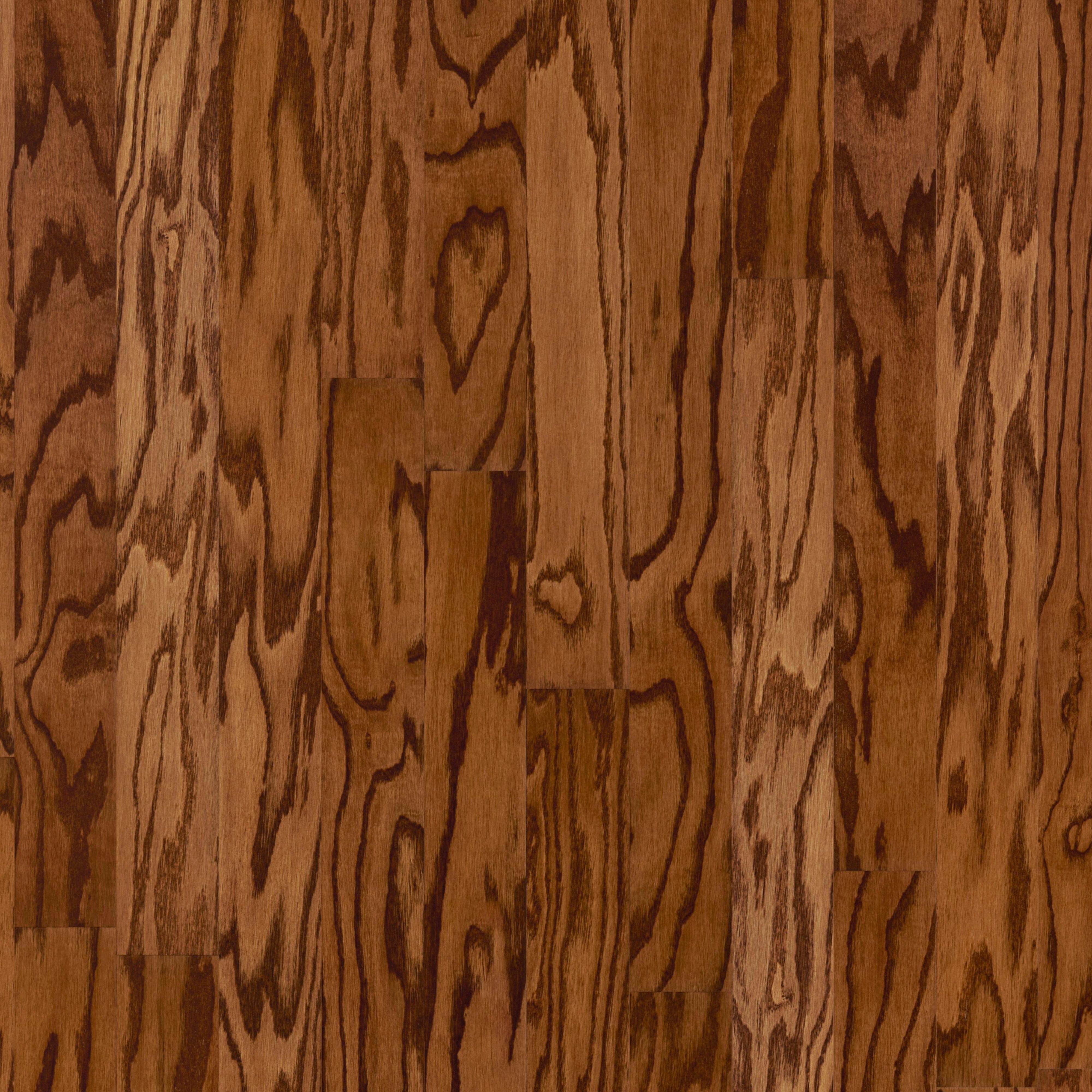 Gunstock Red Oak Smooth Engineered Hardwood