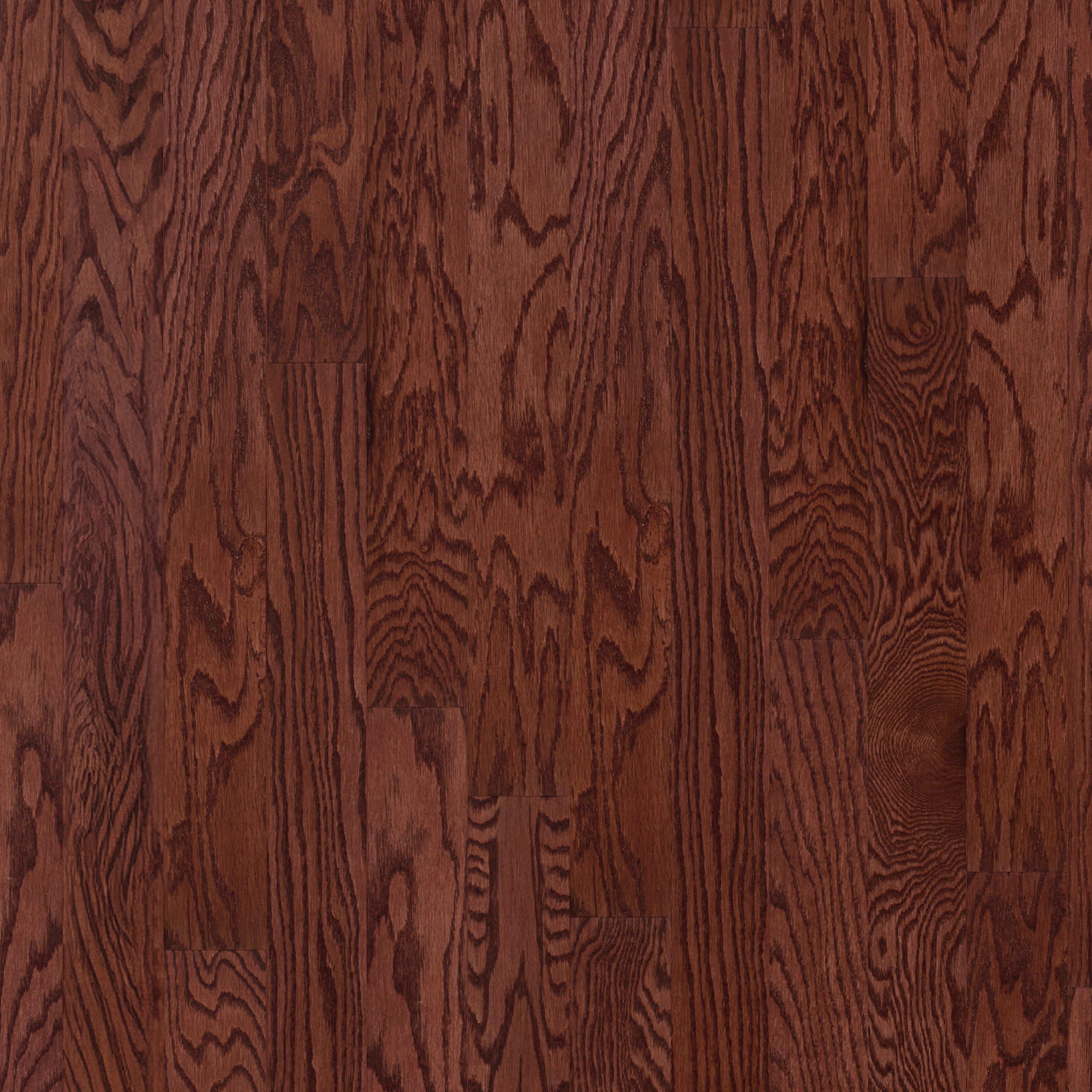 Cherry Red Oak Smooth Engineered Hardwood
