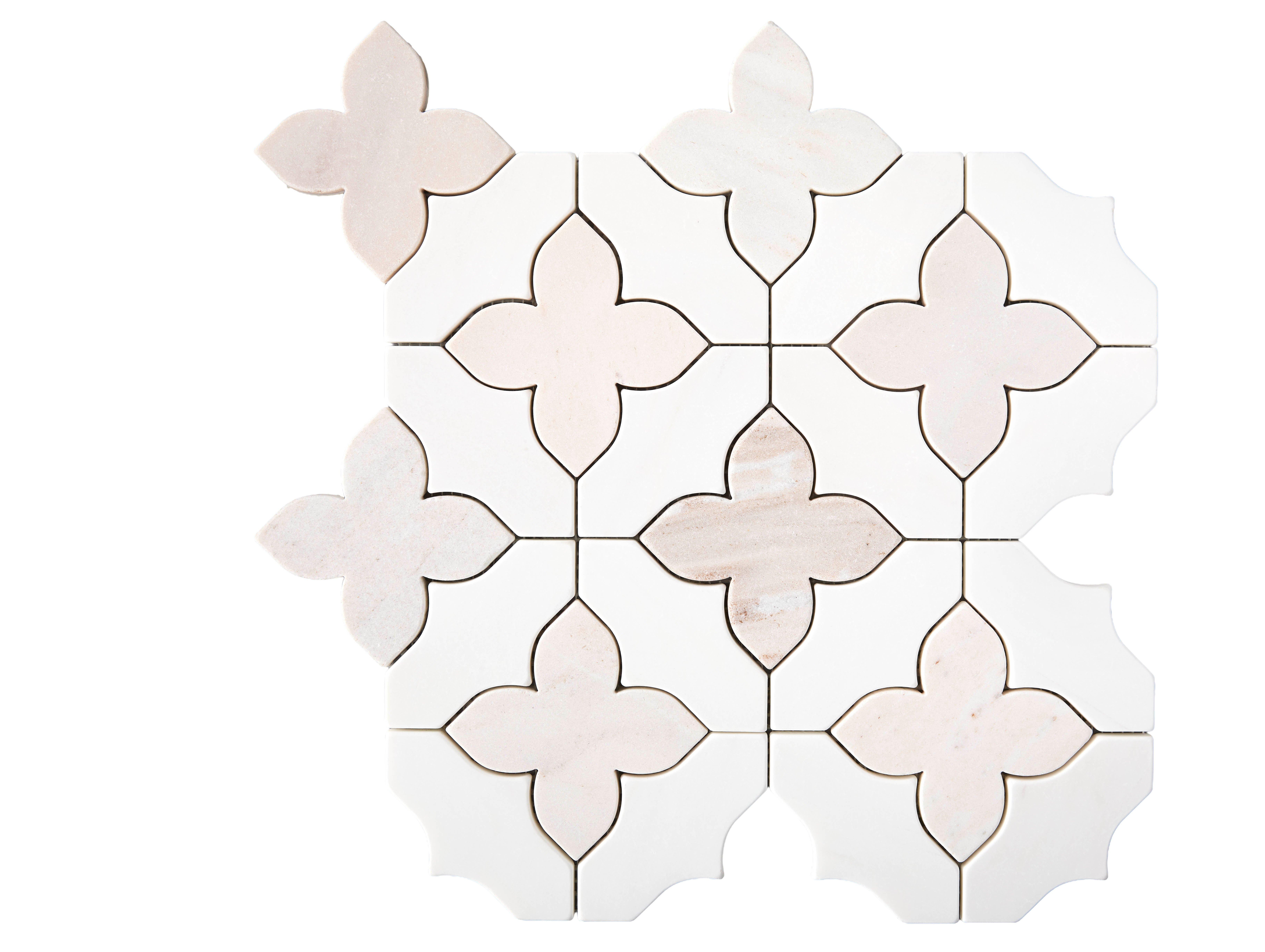 Florence Palissandro Dolomite Tumbled Marble Mosaic