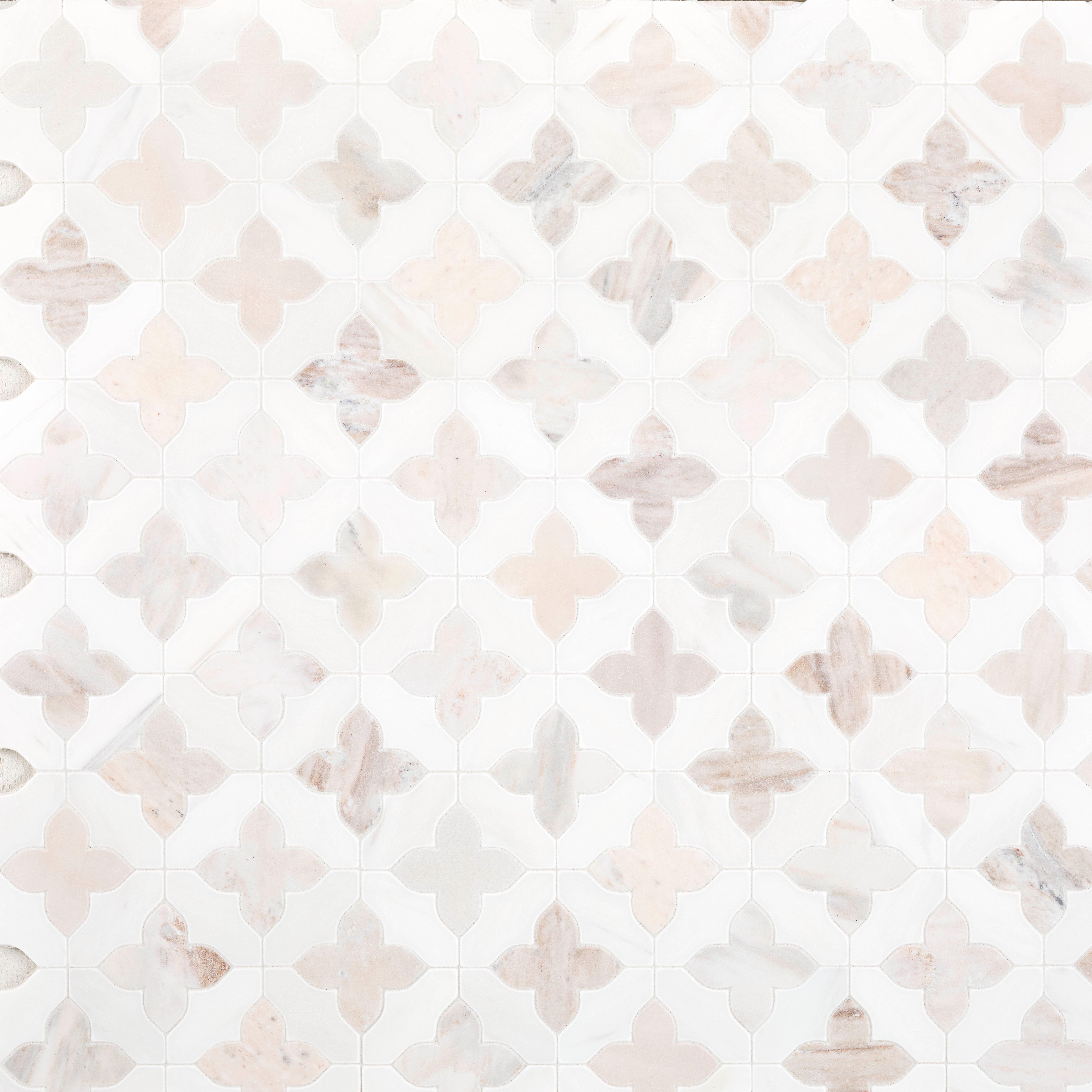 Florence Palissandro Dolomite Tumbled Marble Mosaic