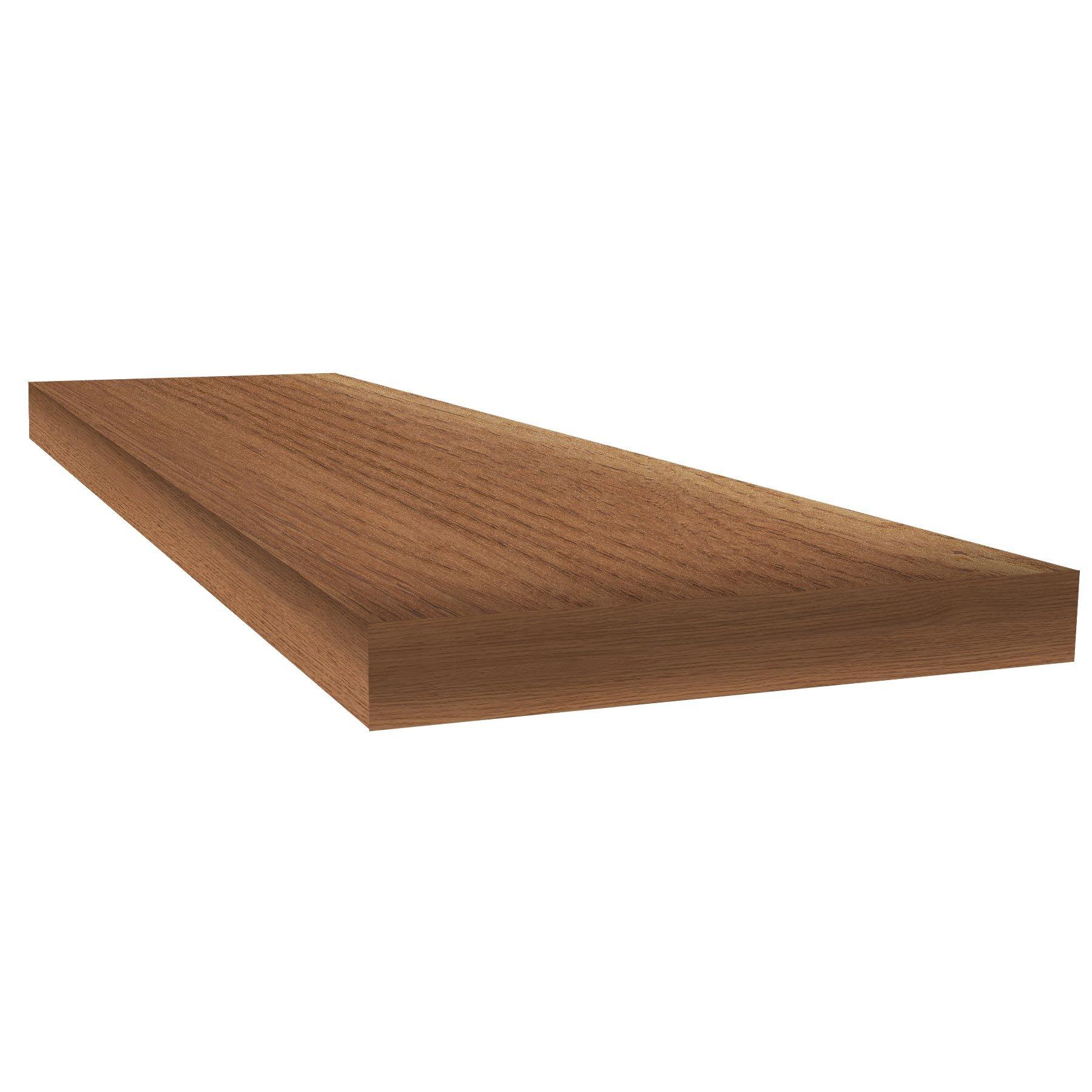 Langston Oak 48in. Laminate Square Return