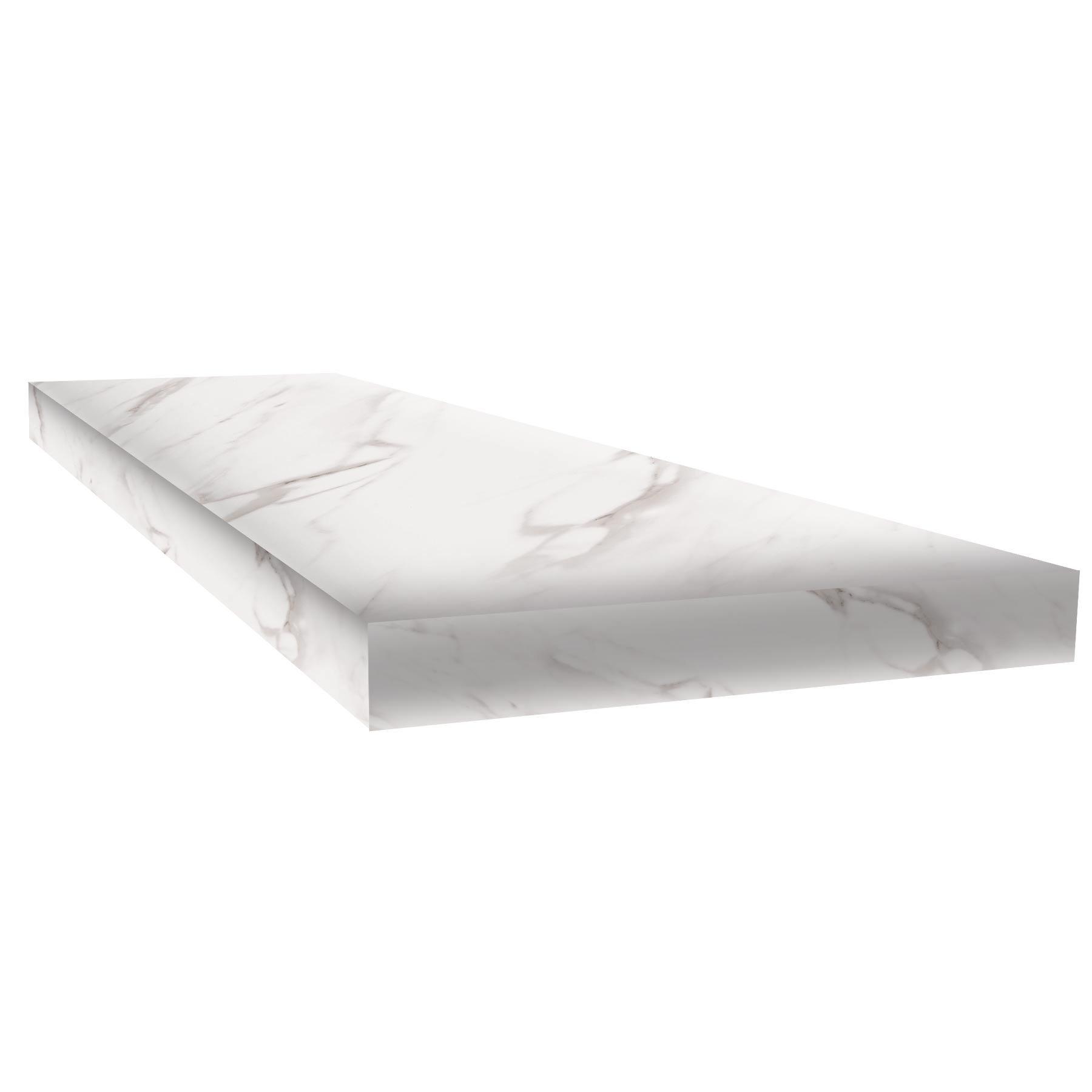 Ankara Marble 48in. Laminate Square Return