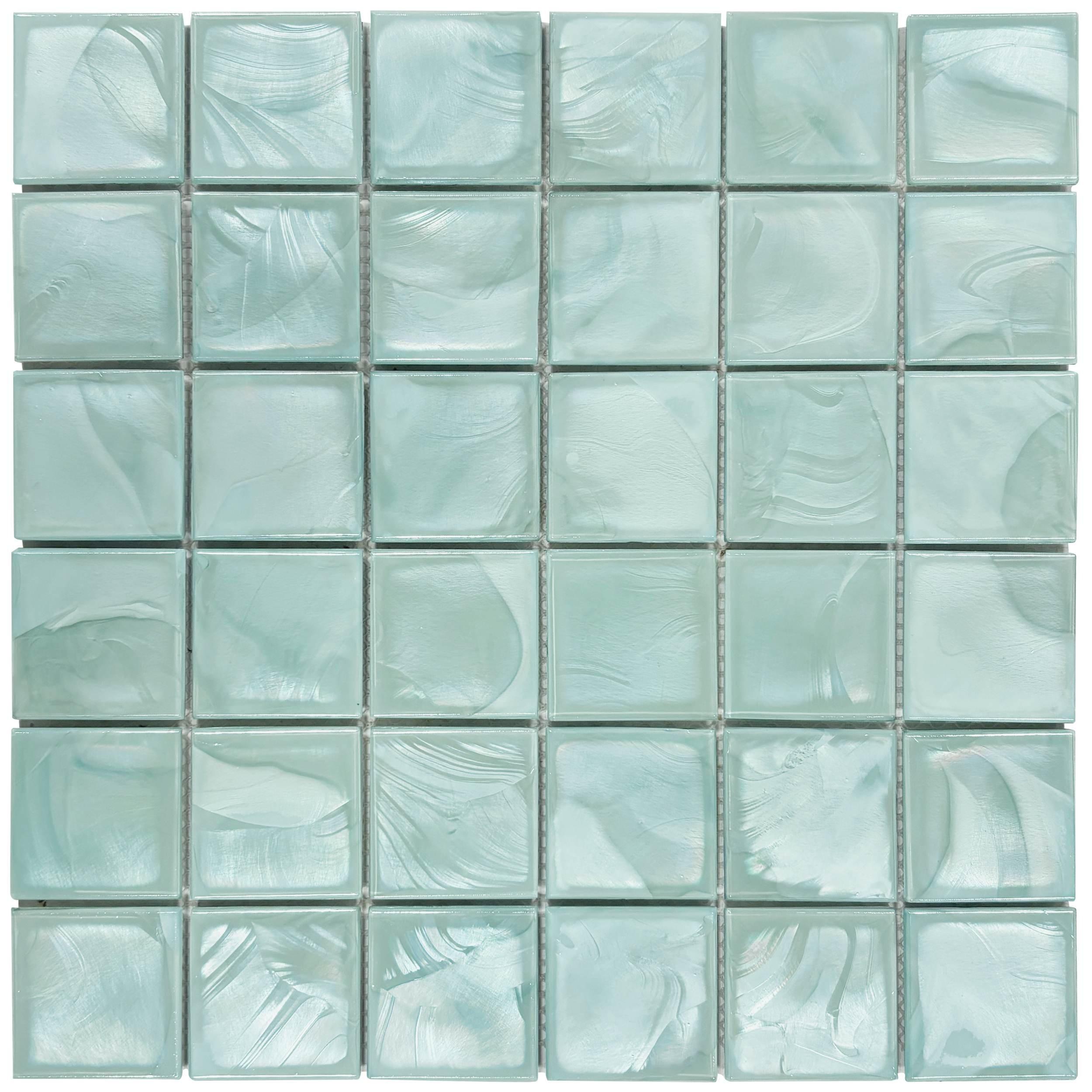 Antigua Square Hot Glass Mosaic