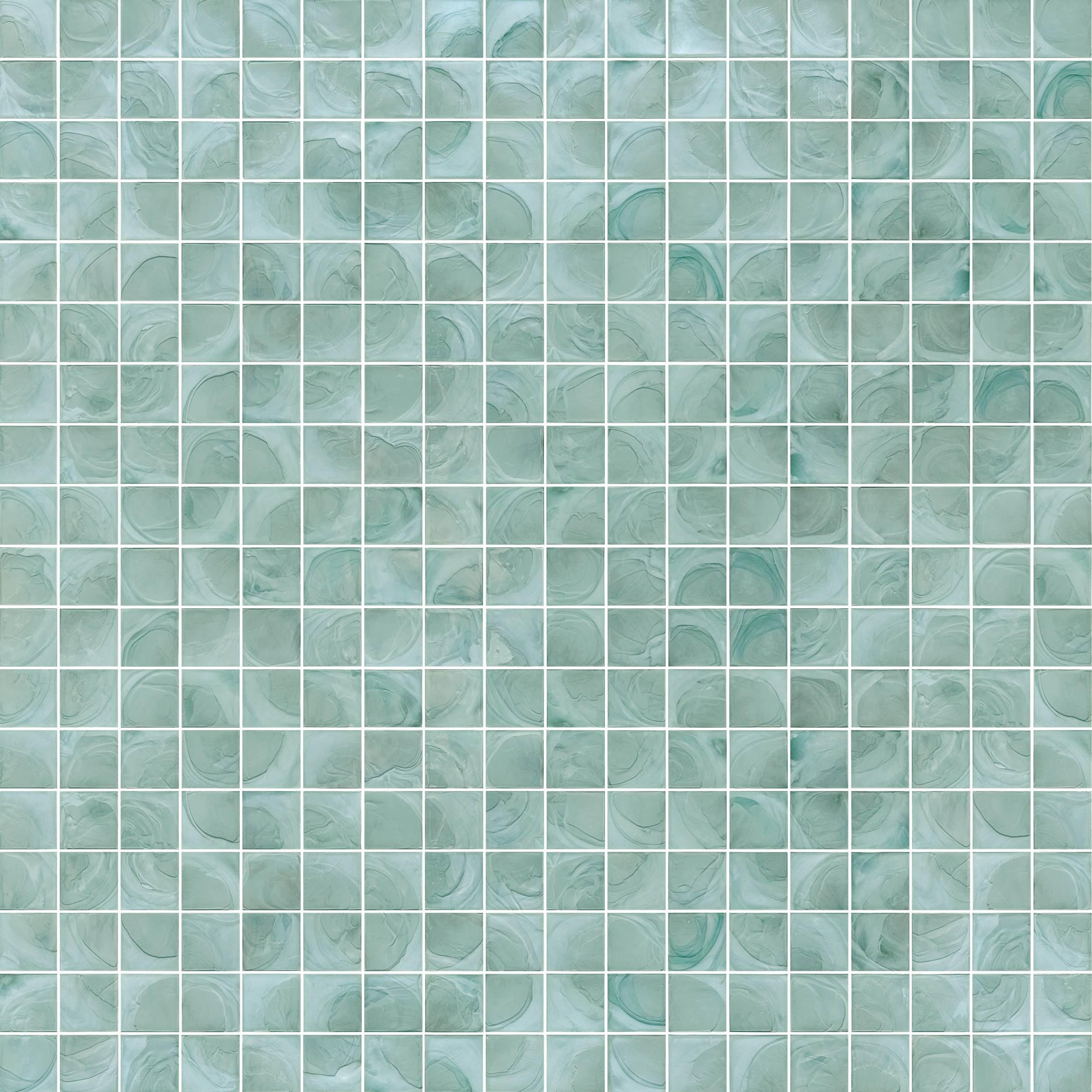 Antigua Square Hot Glass Mosaic