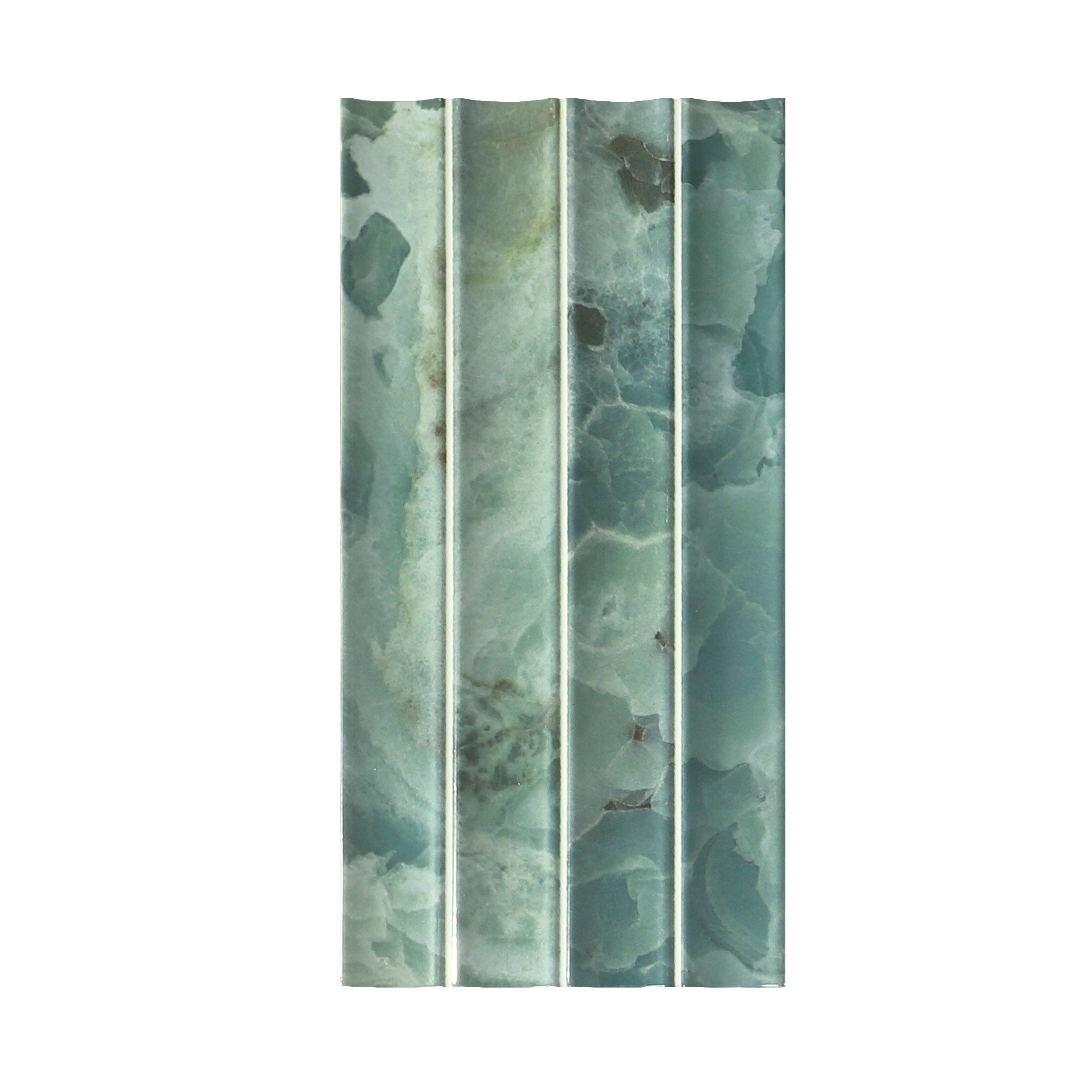 Celina Verde Fluted Ceramic Tile