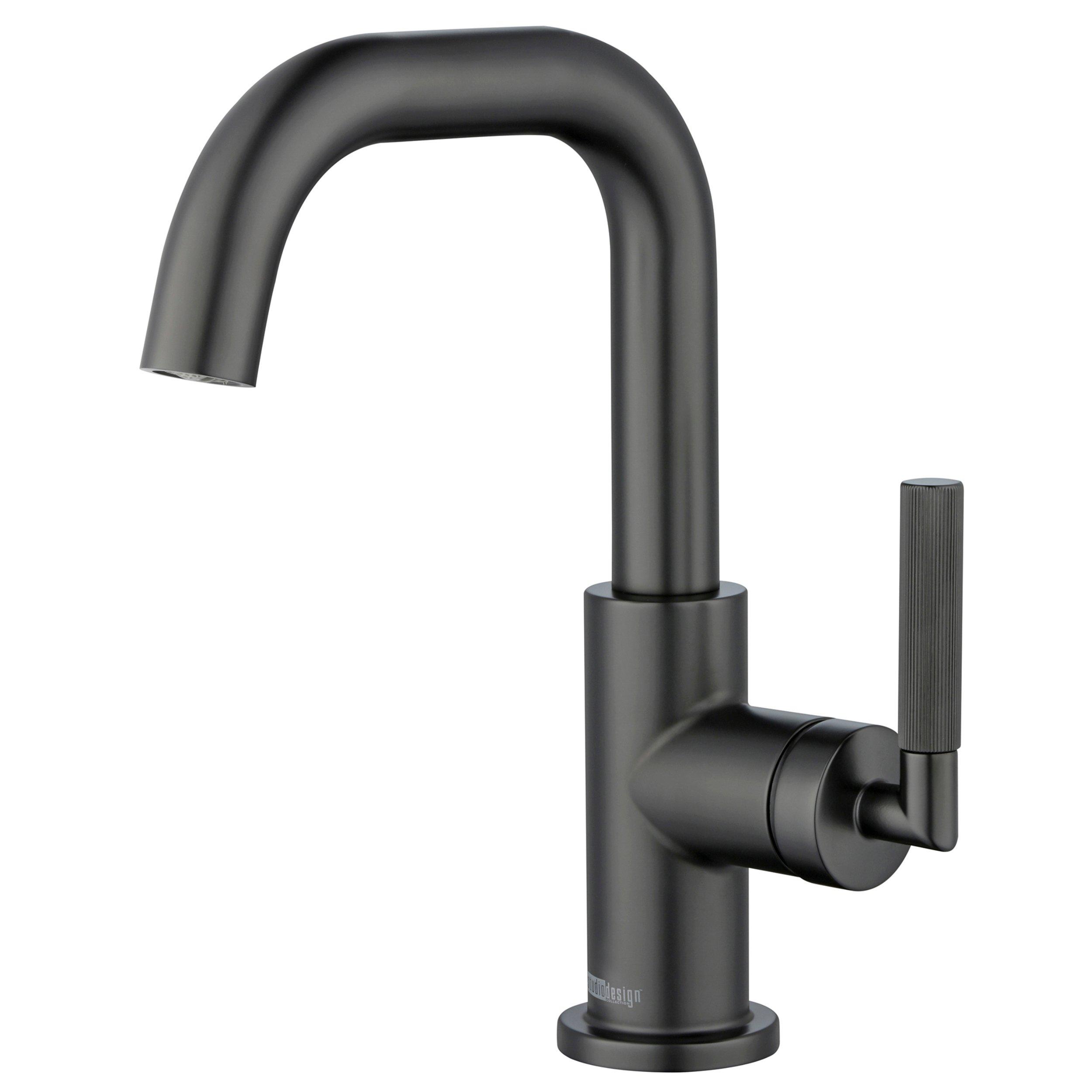 Lizzie Matte Black Single Handle Bath Faucet
