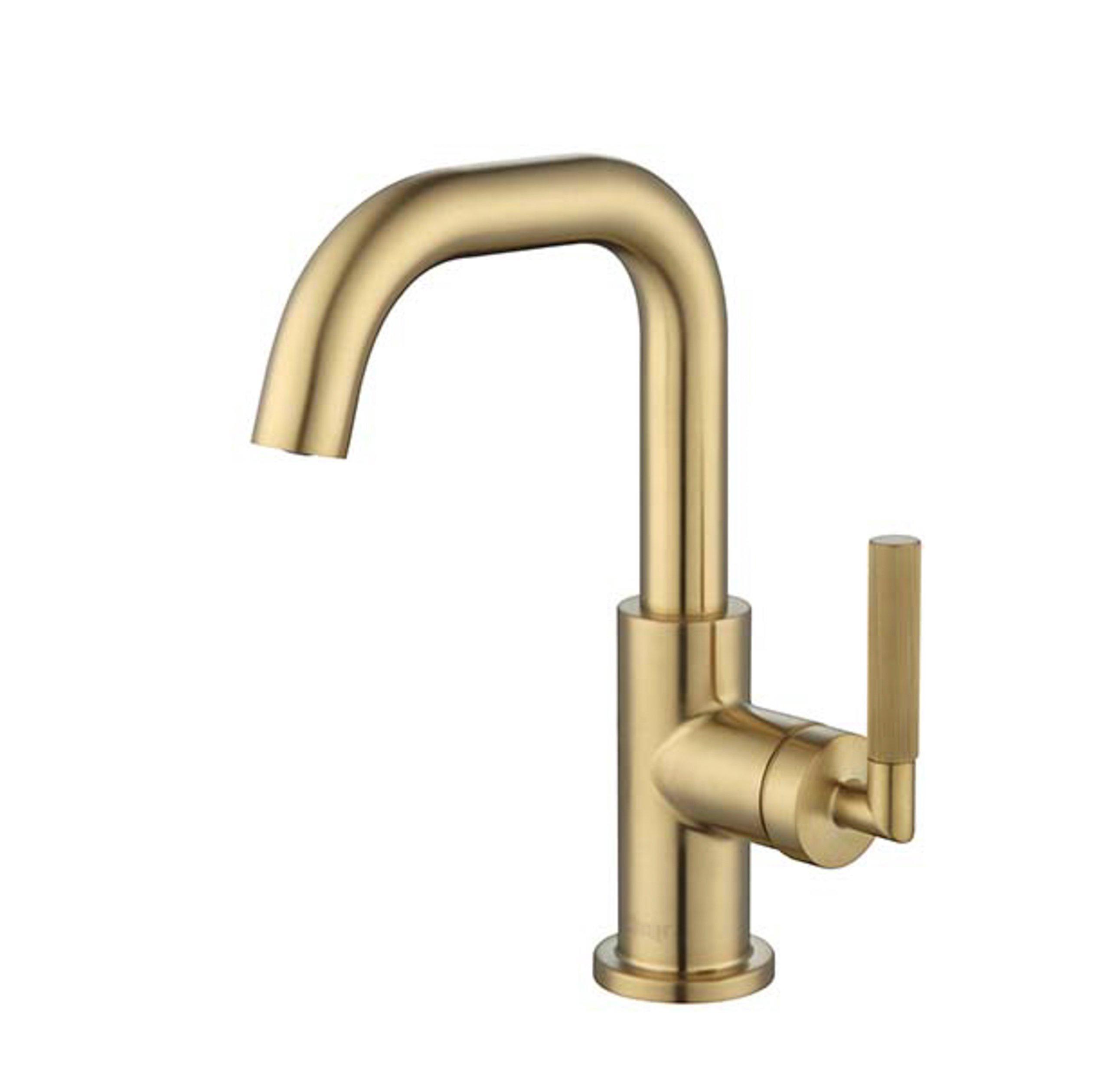 Lizzie Brushed Gold Single Handle Bath Faucet
